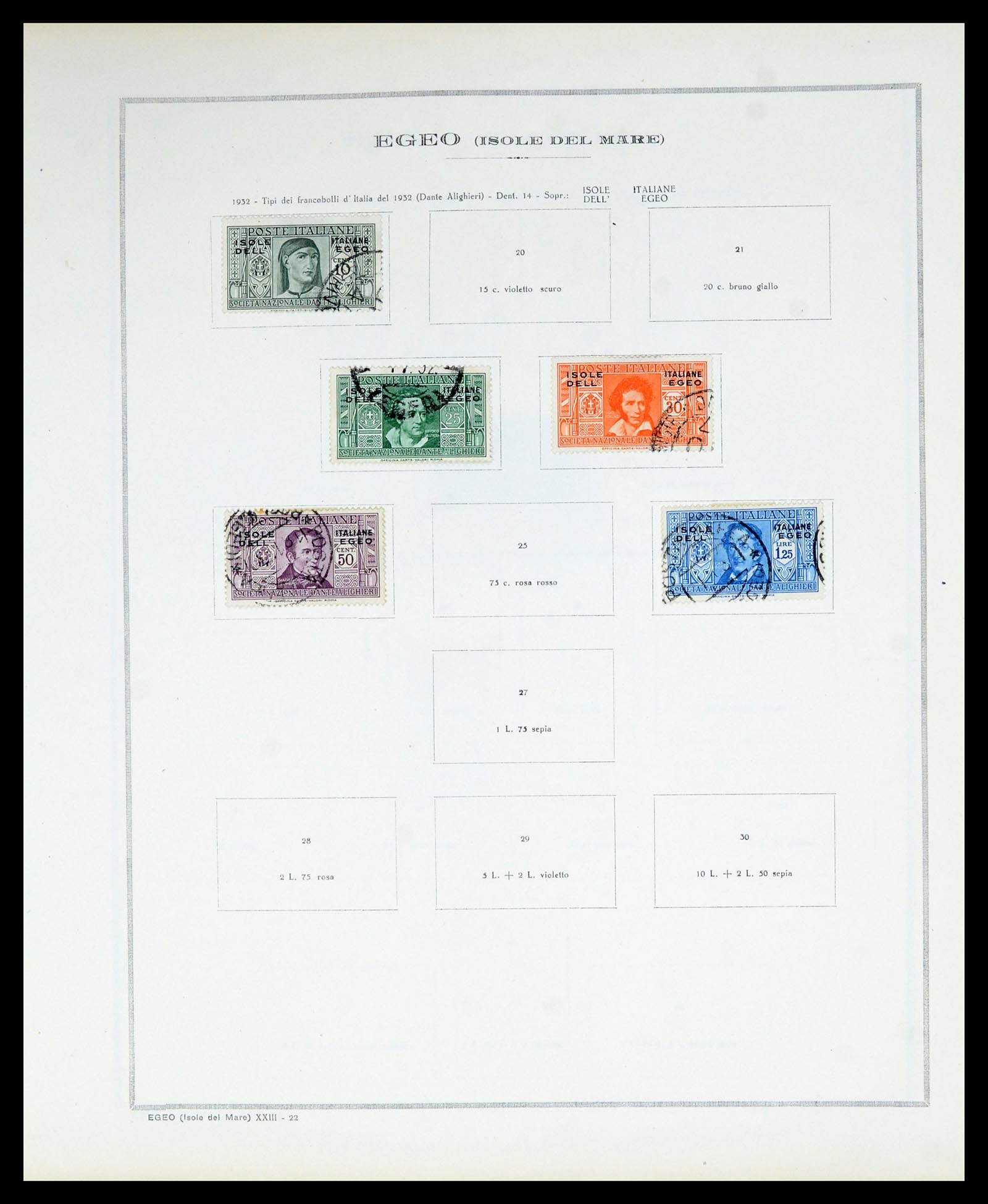 36900 035 - Postzegelverzameling 36900 Italiaanse gebieden/koloniën topverzamelin