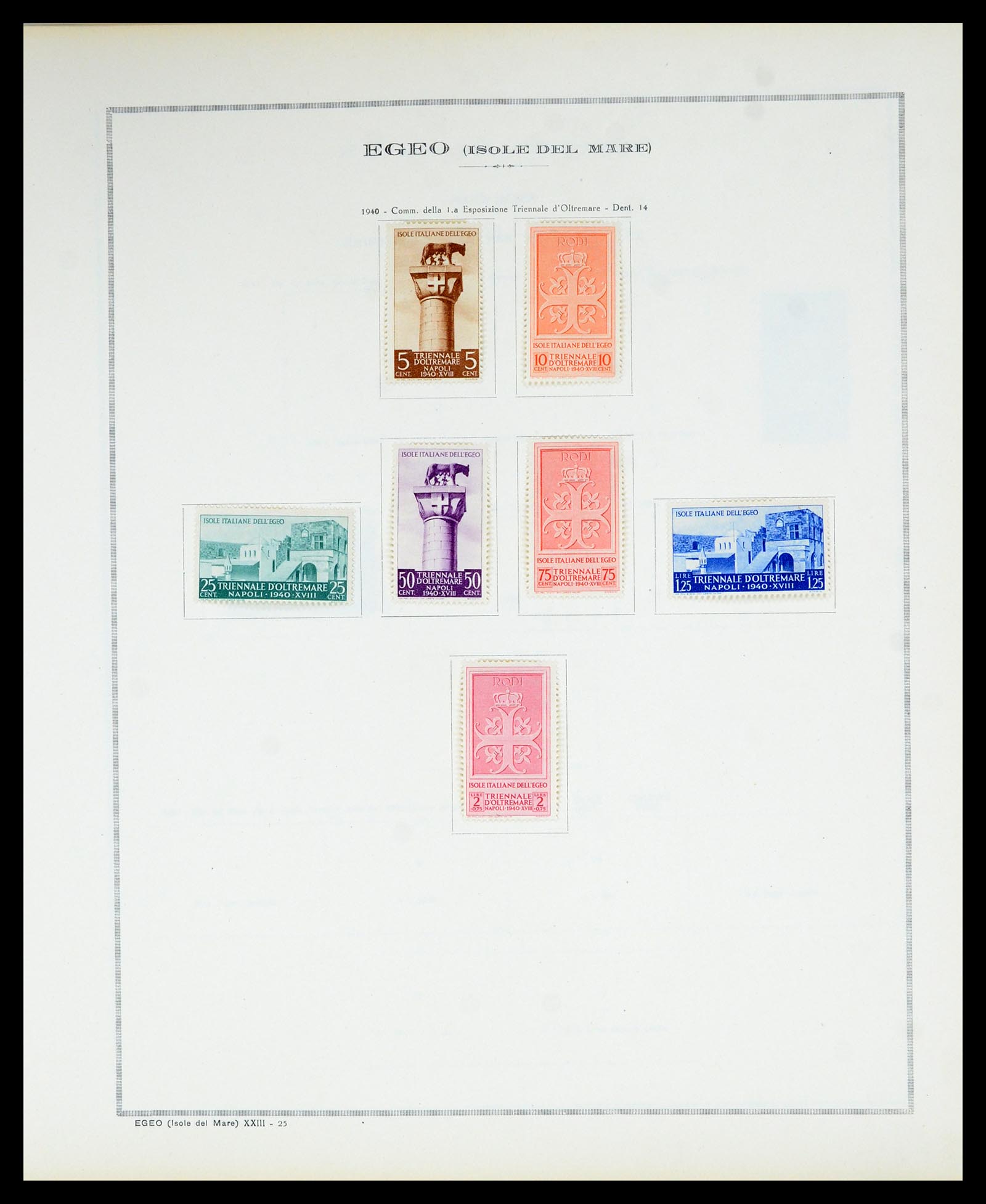 36900 038 - Postzegelverzameling 36900 Italiaanse gebieden/koloniën topverzamelin