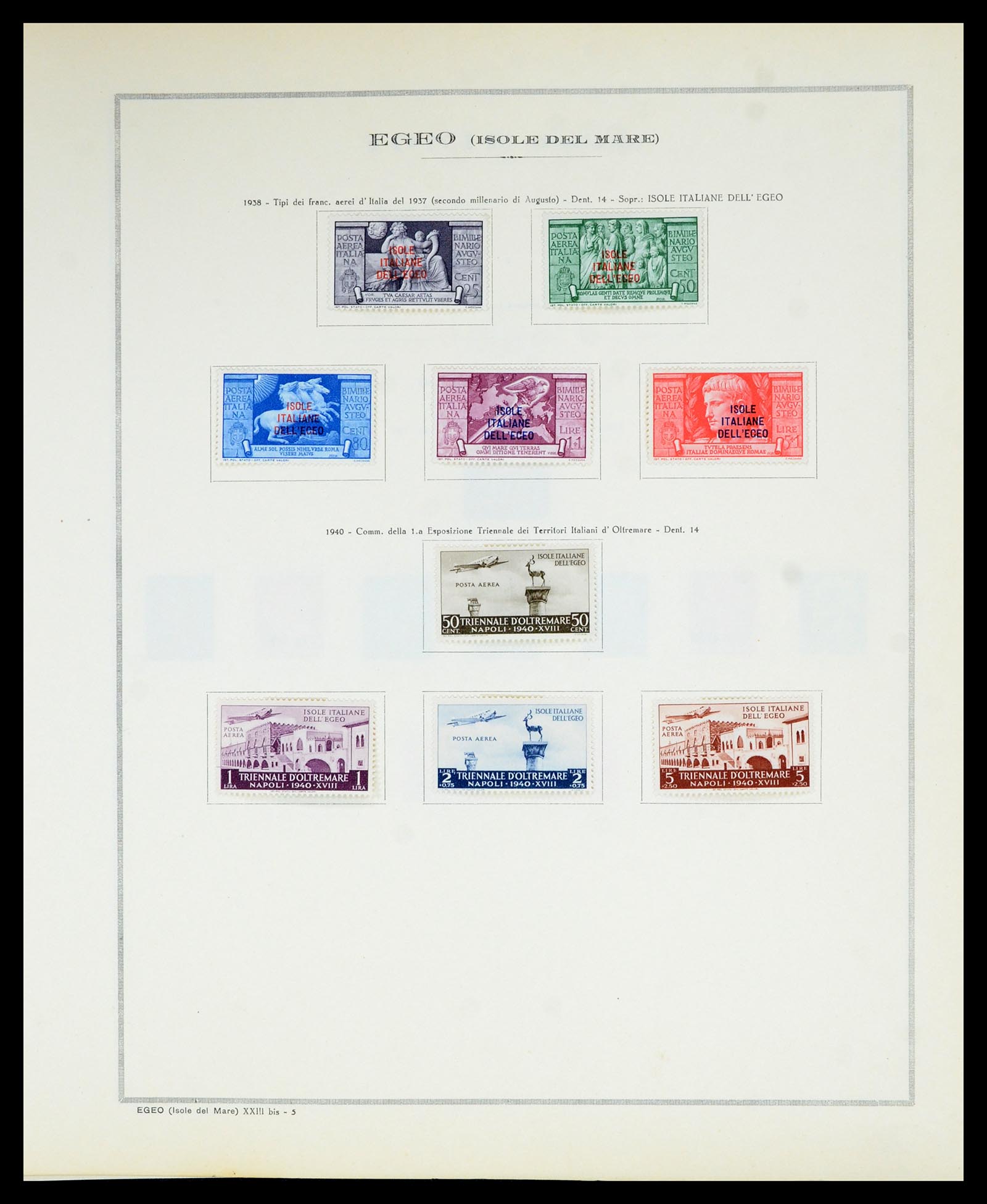 36900 040 - Postzegelverzameling 36900 Italiaanse gebieden/koloniën topverzamelin
