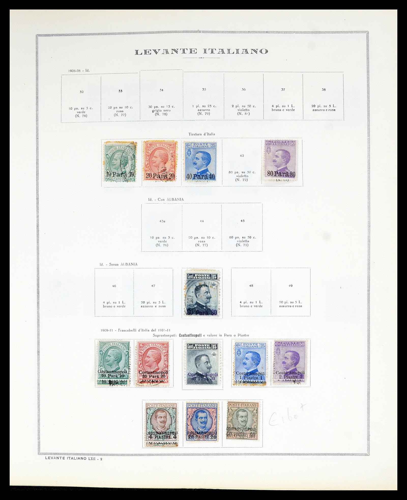 36900 044 - Postzegelverzameling 36900 Italiaanse gebieden/koloniën topverzamelin