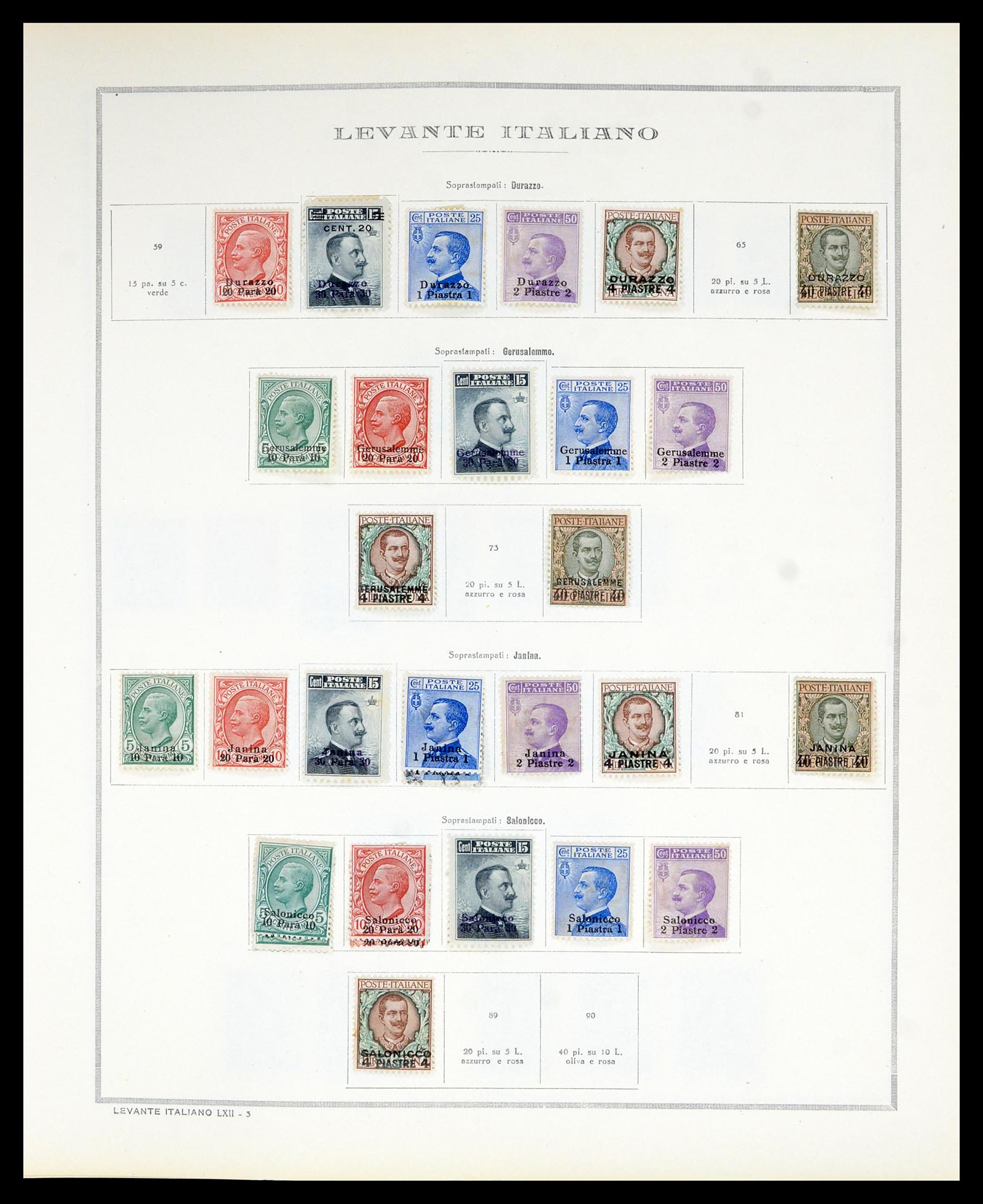 36900 045 - Postzegelverzameling 36900 Italiaanse gebieden/koloniën topverzamelin