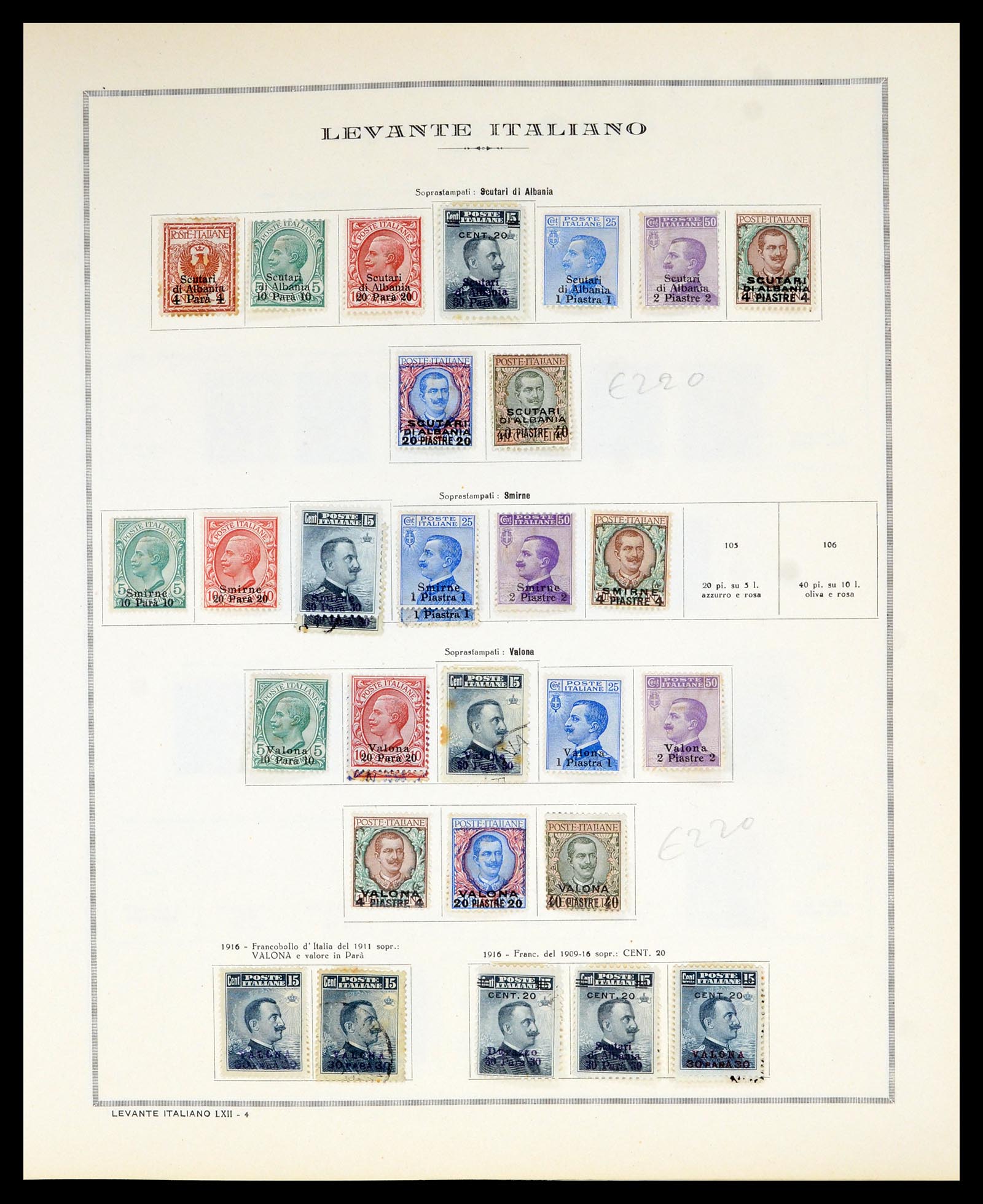 36900 046 - Postzegelverzameling 36900 Italiaanse gebieden/koloniën topverzamelin