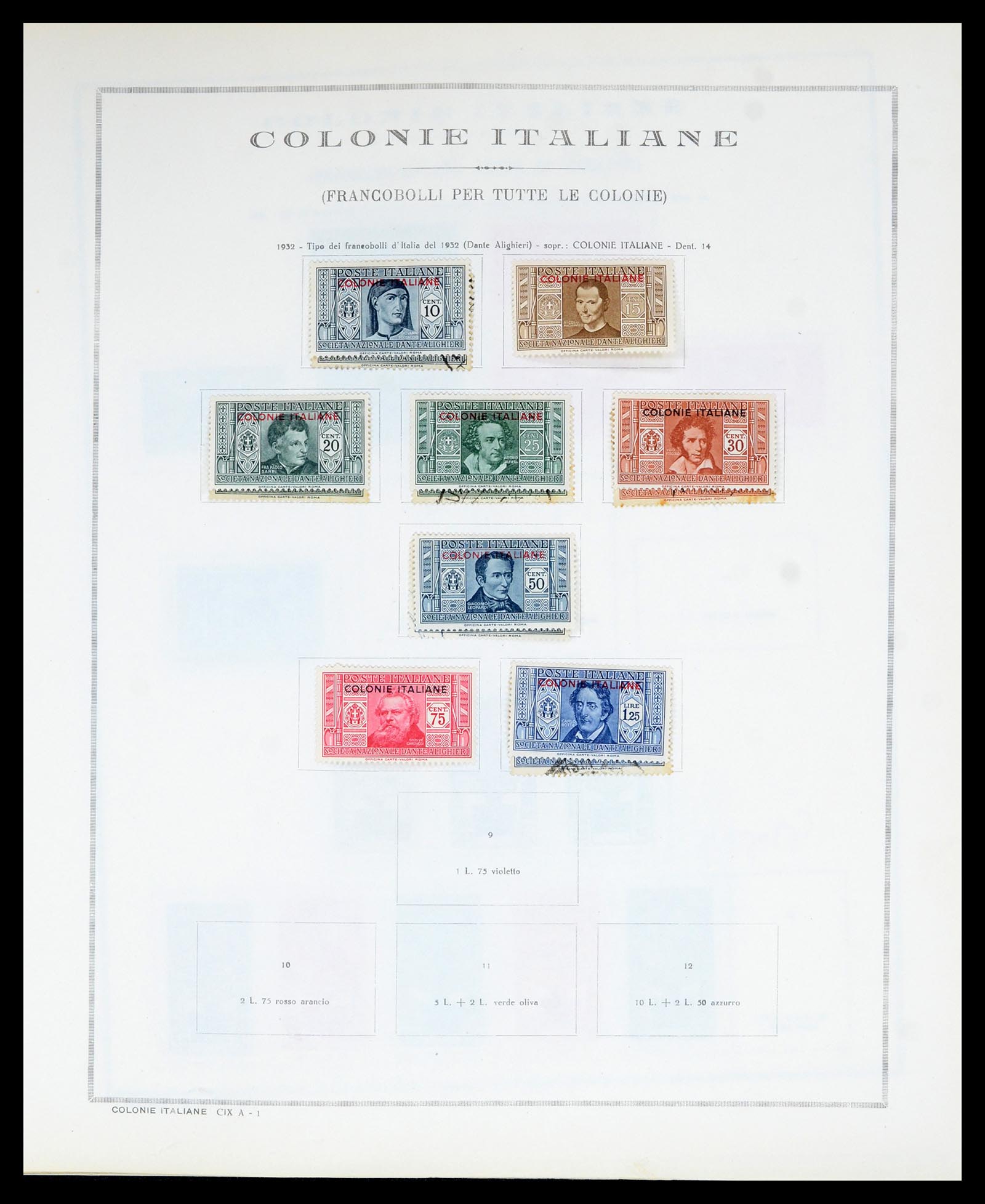 36900 056 - Postzegelverzameling 36900 Italiaanse gebieden/koloniën topverzamelin