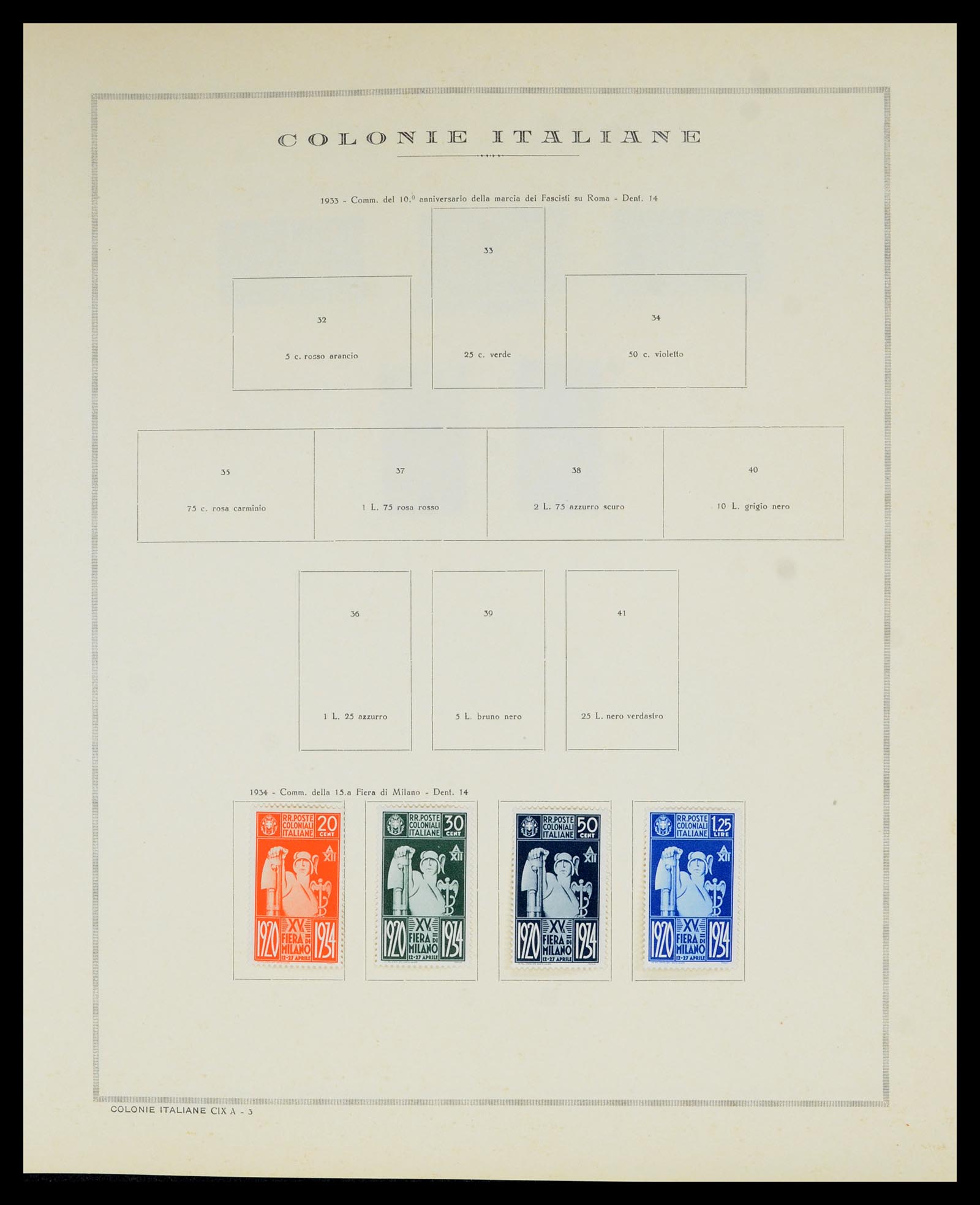 36900 058 - Postzegelverzameling 36900 Italiaanse gebieden/koloniën topverzamelin
