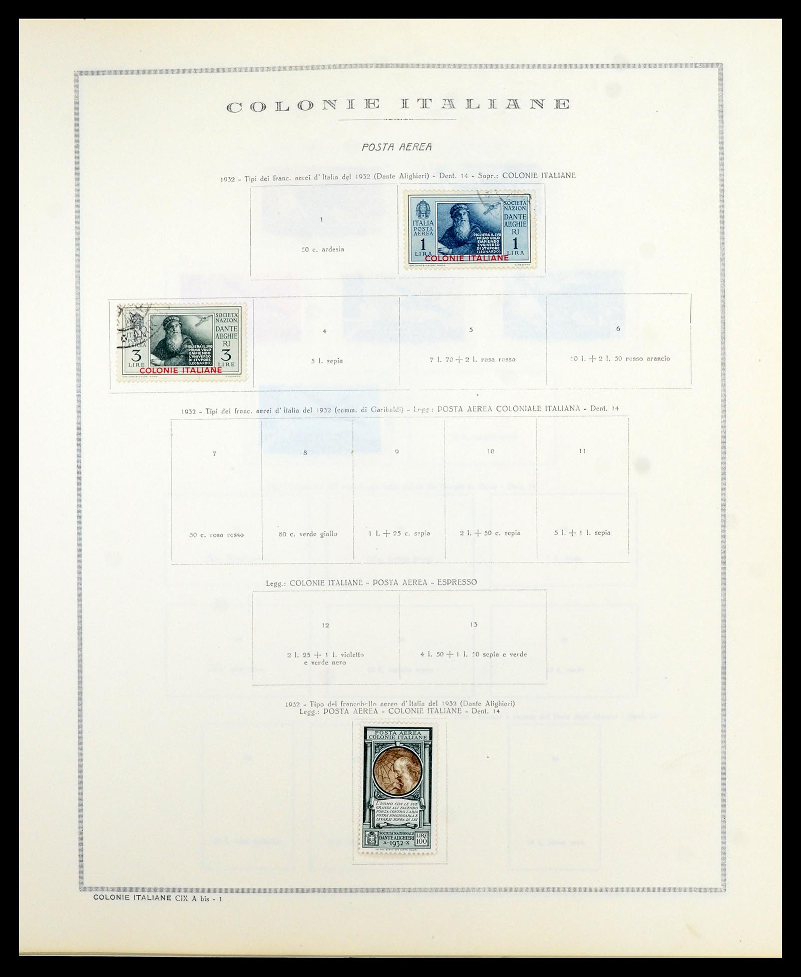 36900 061 - Postzegelverzameling 36900 Italiaanse gebieden/koloniën topverzamelin