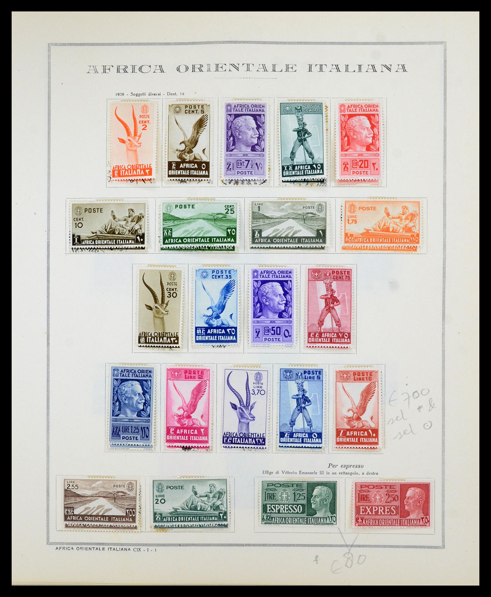 36900 064 - Postzegelverzameling 36900 Italiaanse gebieden/koloniën topverzamelin