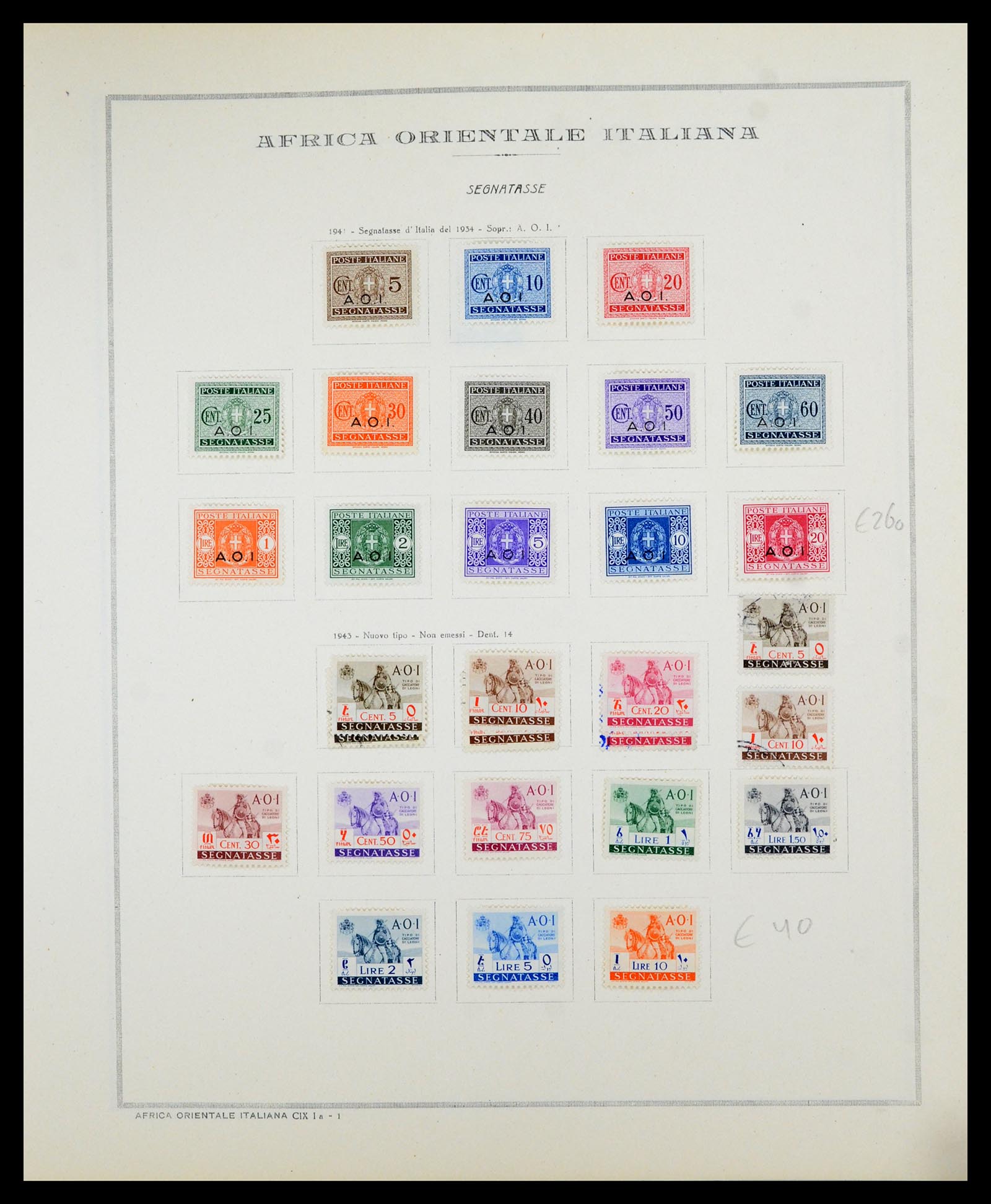 36900 069 - Postzegelverzameling 36900 Italiaanse gebieden/koloniën topverzamelin