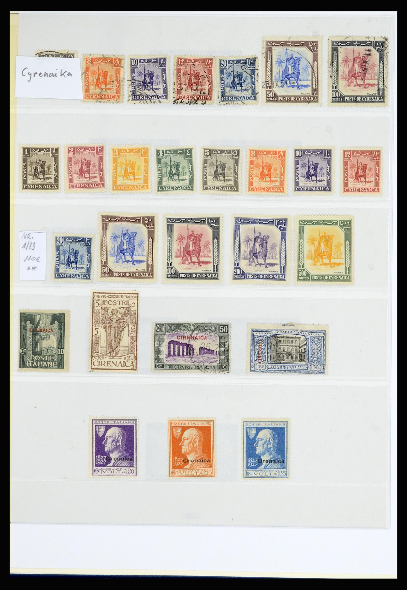 36902 005 - Postzegelverzameling 36902 Italiaanse koloniën en gebieden 1893-1948.
