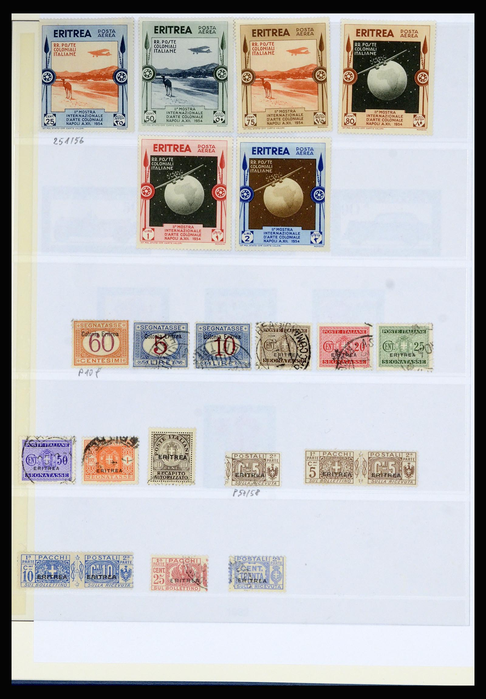 36902 015 - Postzegelverzameling 36902 Italiaanse koloniën en gebieden 1893-1948.