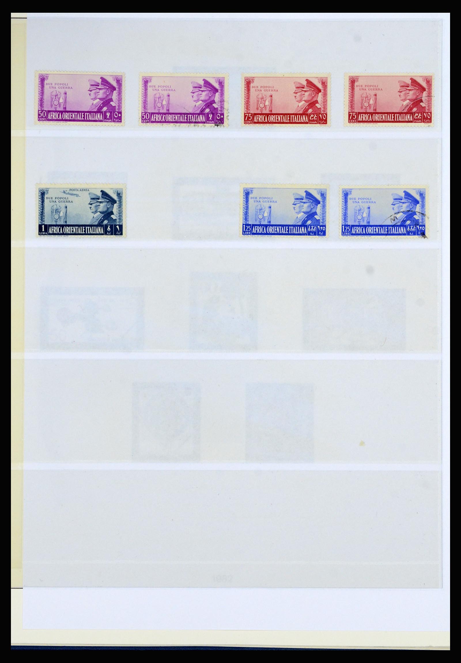 36902 018 - Postzegelverzameling 36902 Italiaanse koloniën en gebieden 1893-1948.