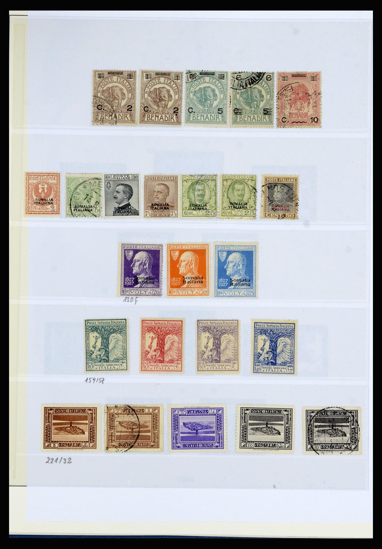 36902 020 - Postzegelverzameling 36902 Italiaanse koloniën en gebieden 1893-1948.