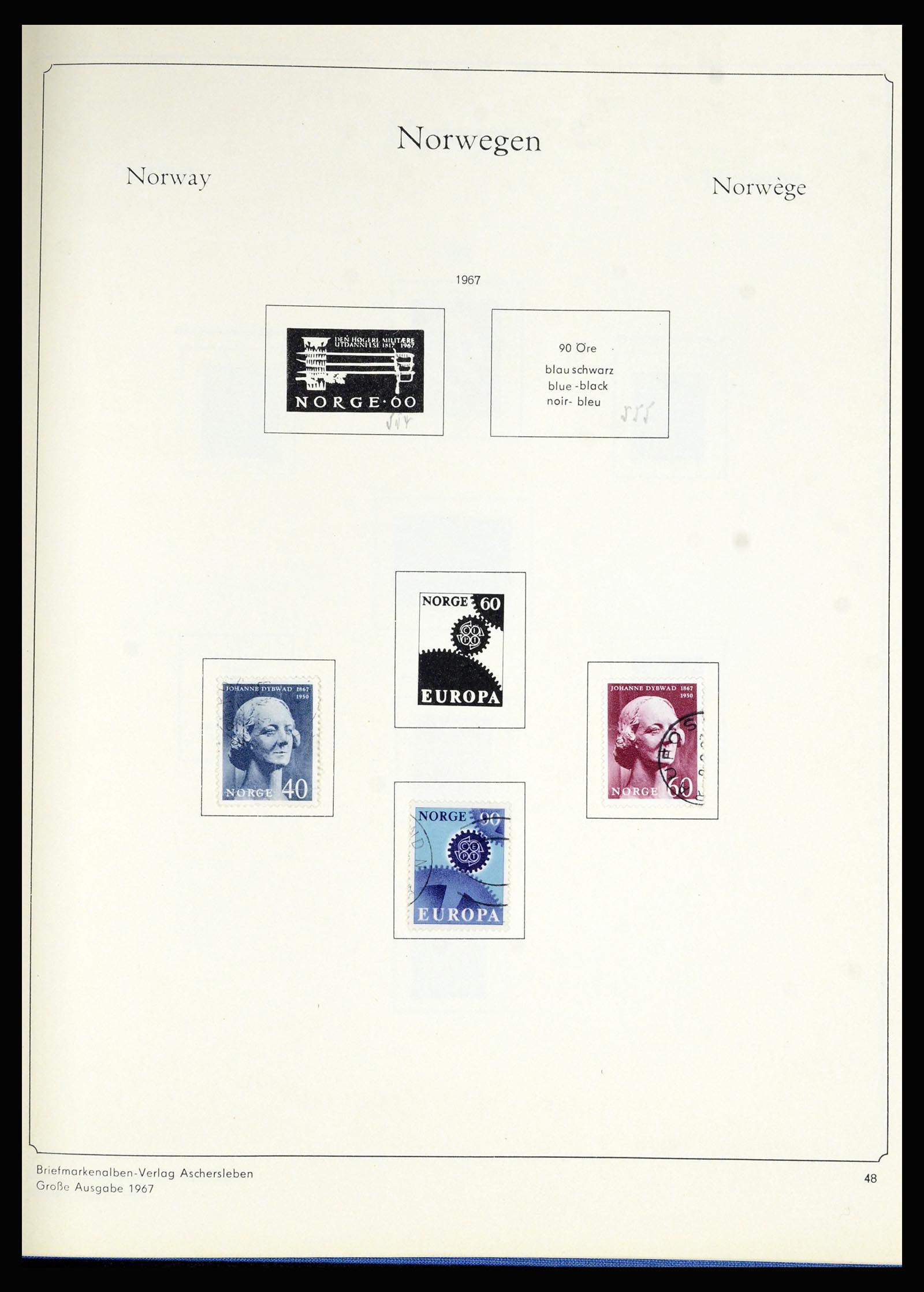 36903 048 - Postzegelverzameling 36903 Noorwegen 1856-1970.