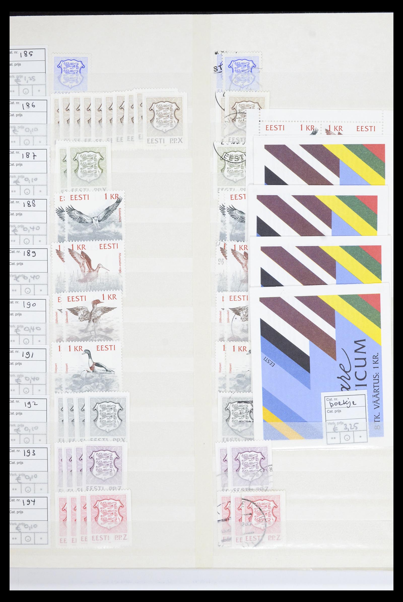 36904 003 - Postzegelverzameling 36904 Estland en Litouwen 1990-2008.