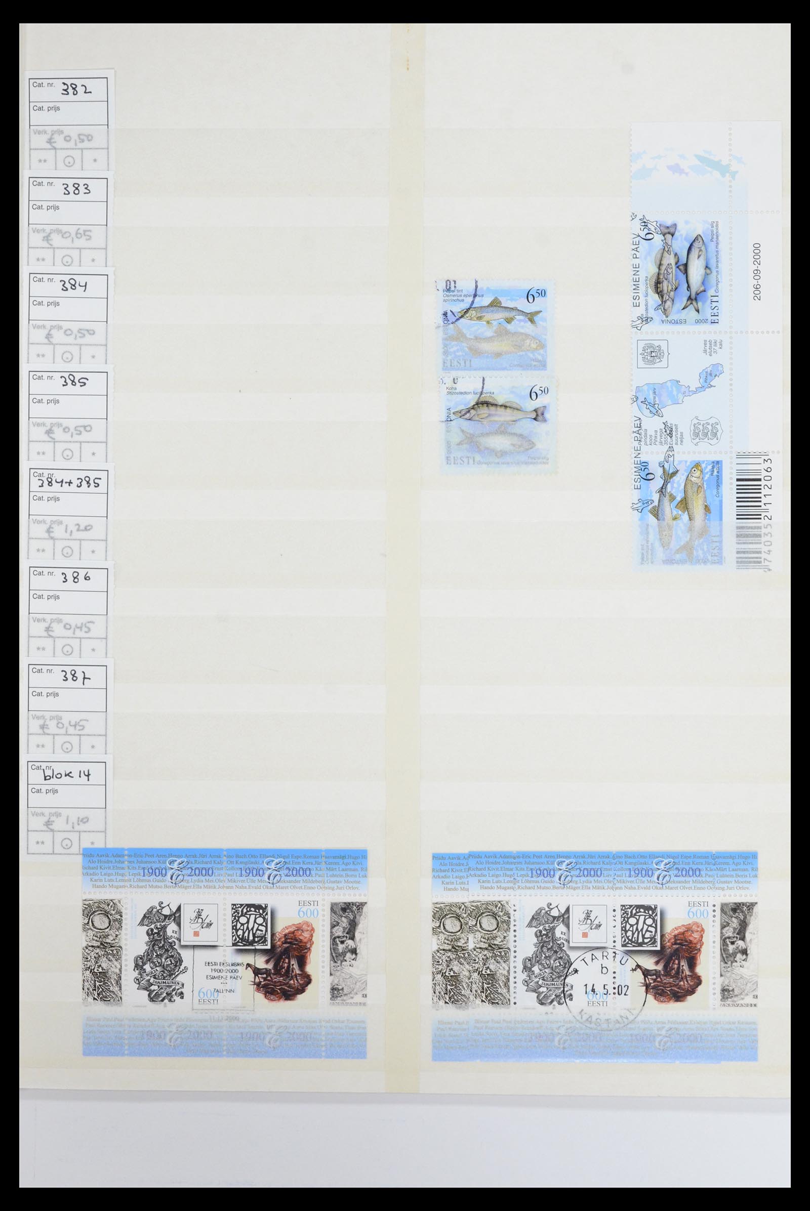 36904 027 - Postzegelverzameling 36904 Estland en Litouwen 1990-2008.