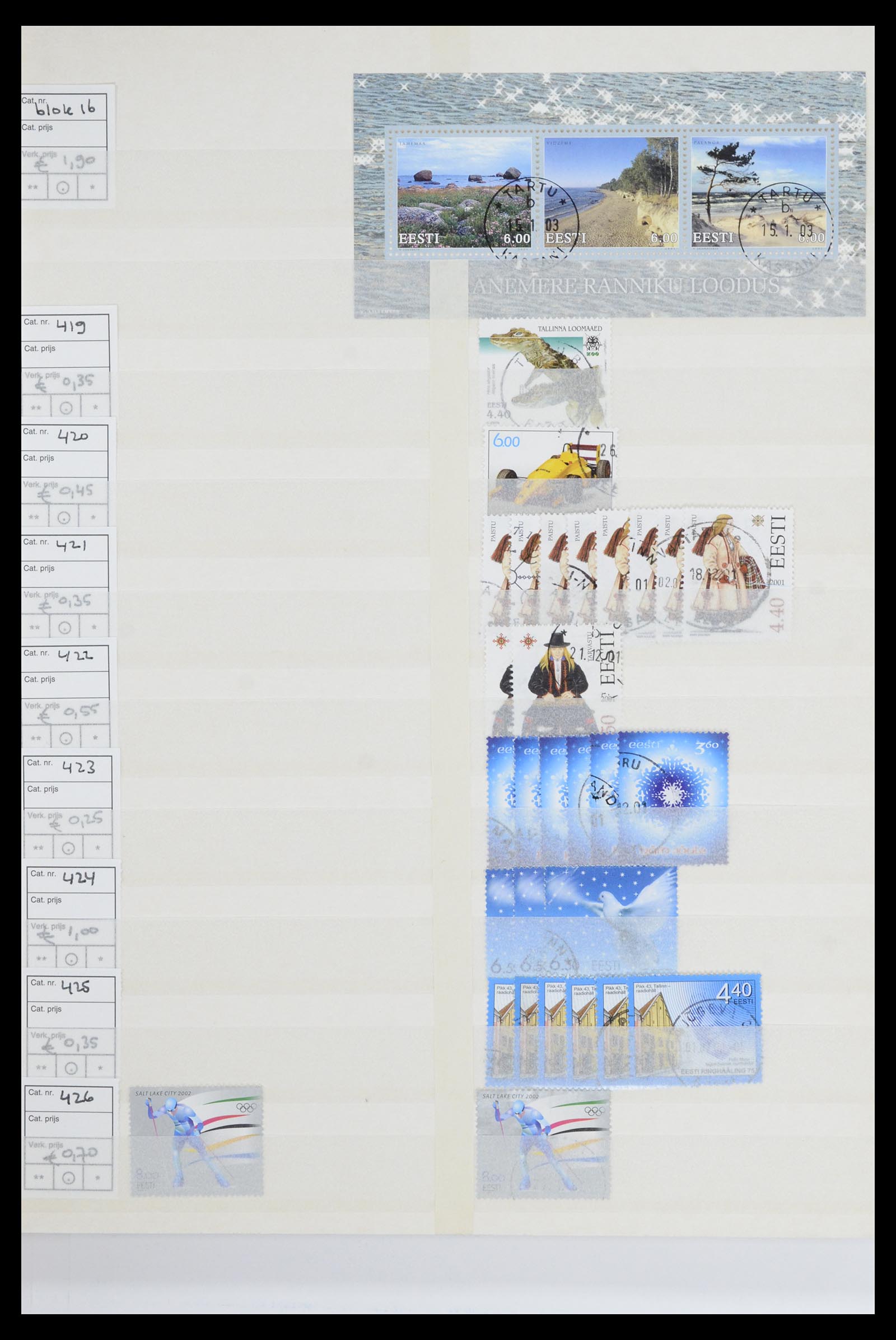 36904 031 - Stamp collection 36904 Estonia and Lithuania 1990-2008.