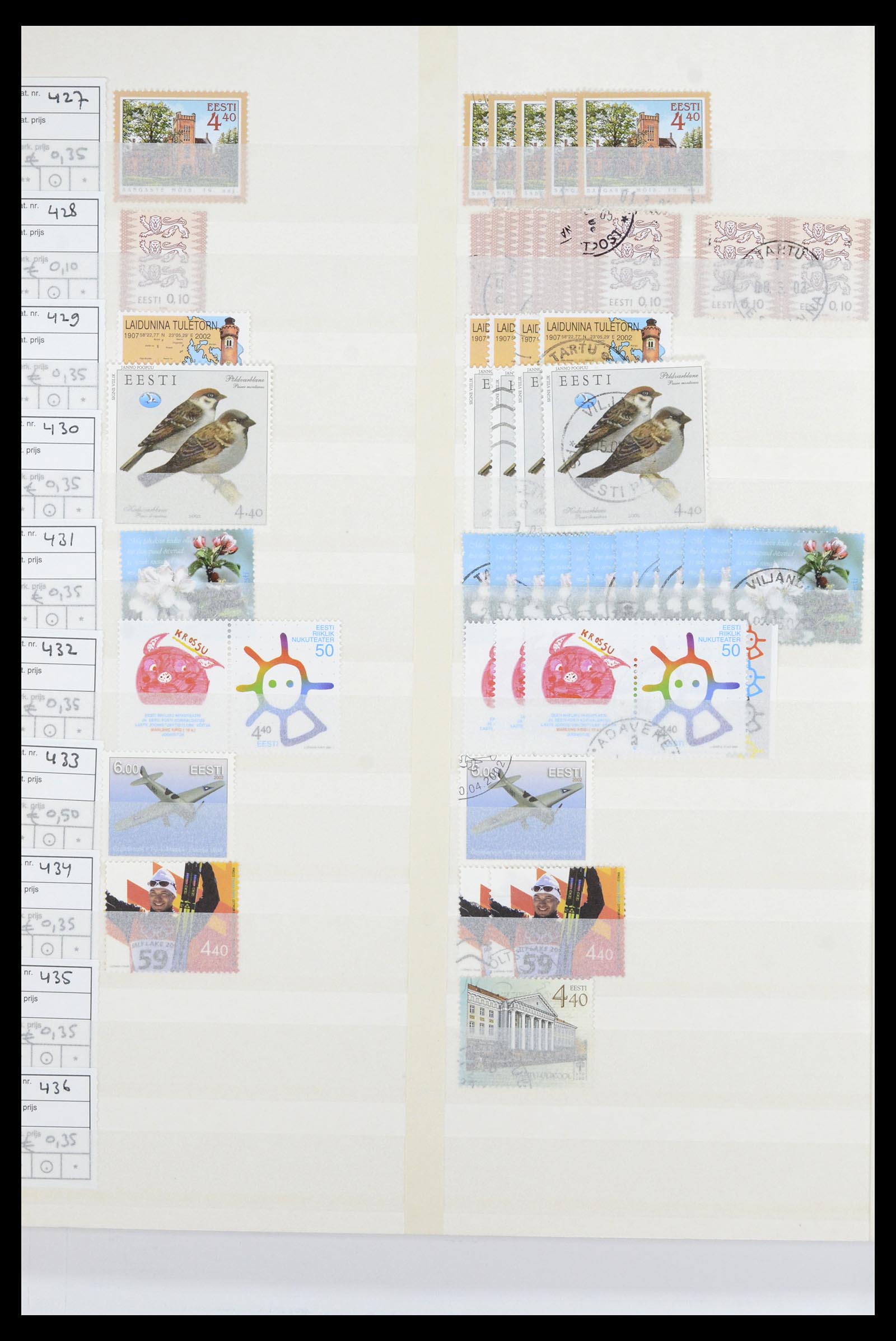 36904 032 - Postzegelverzameling 36904 Estland en Litouwen 1990-2008.