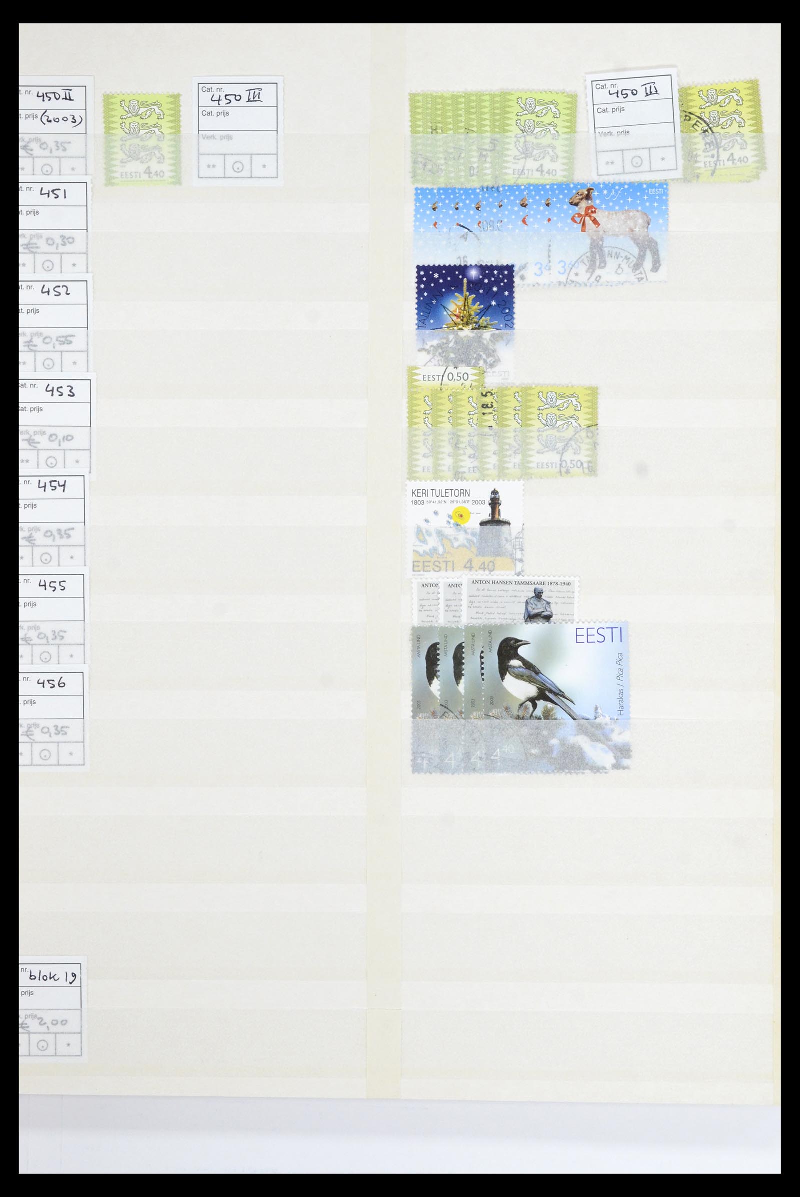 36904 035 - Postzegelverzameling 36904 Estland en Litouwen 1990-2008.