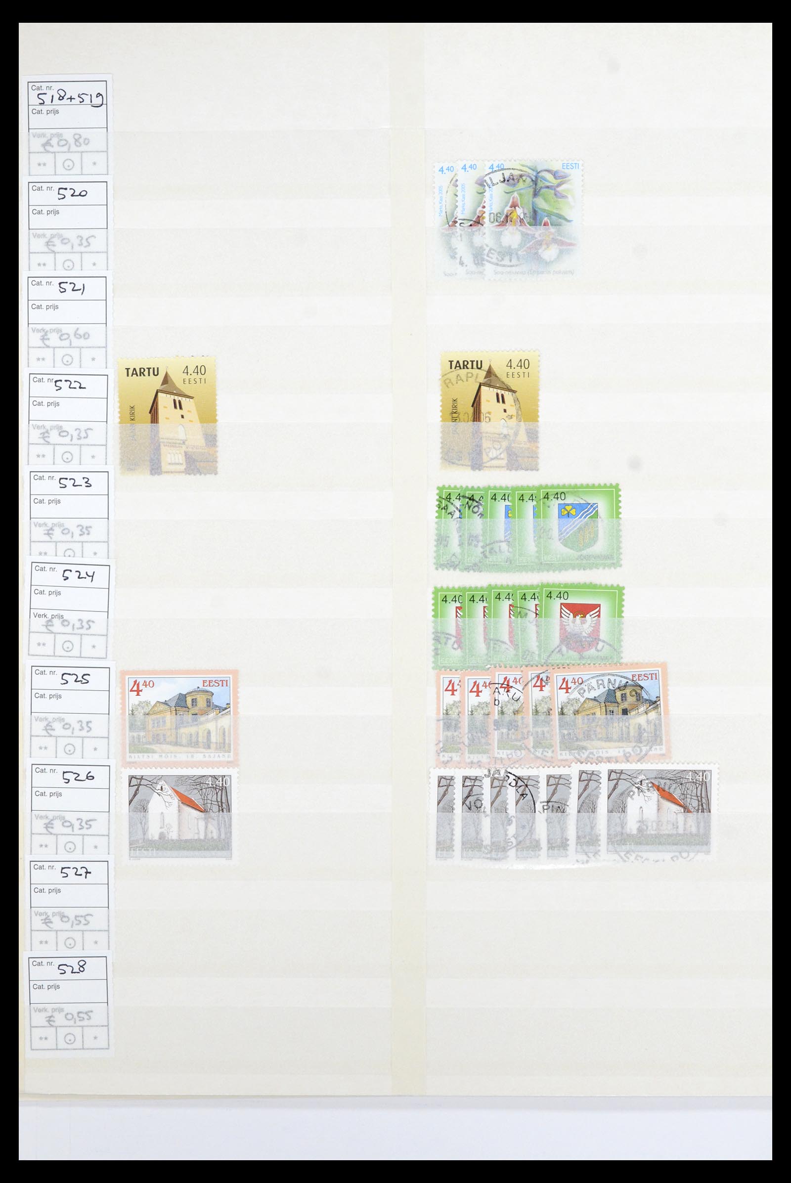 36904 043 - Postzegelverzameling 36904 Estland en Litouwen 1990-2008.
