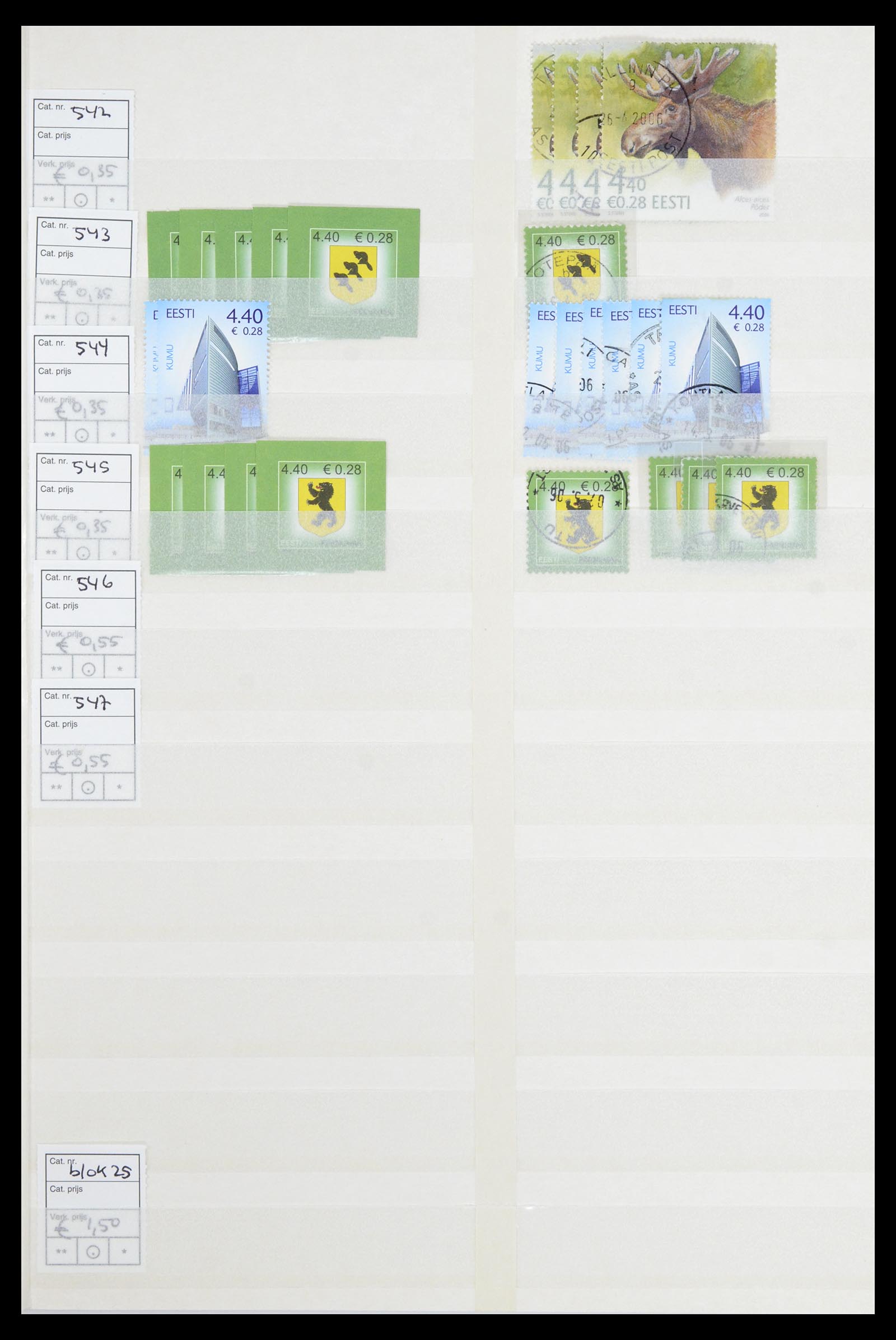 36904 046 - Stamp collection 36904 Estonia and Lithuania 1990-2008.