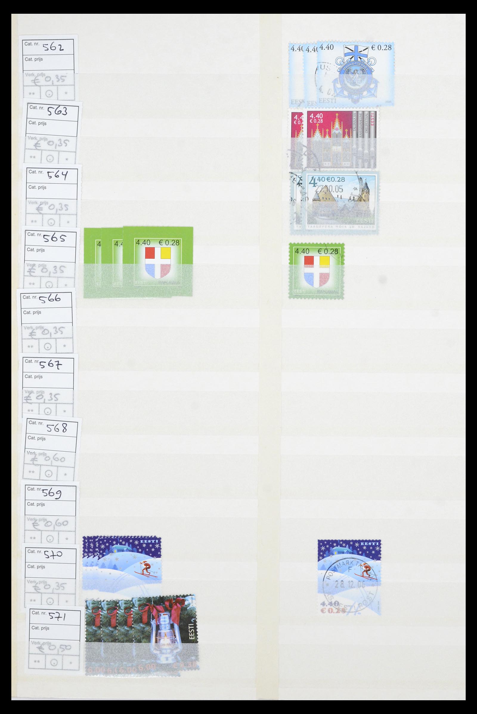 36904 049 - Postzegelverzameling 36904 Estland en Litouwen 1990-2008.