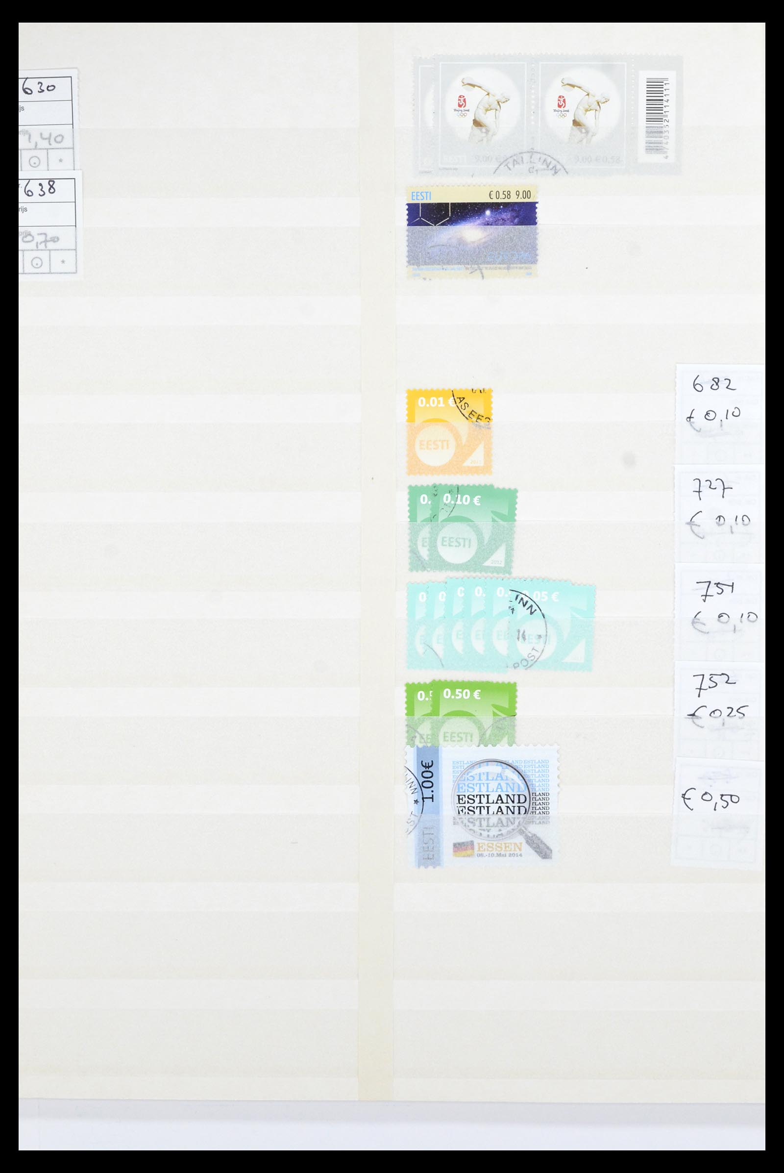 36904 053 - Postzegelverzameling 36904 Estland en Litouwen 1990-2008.