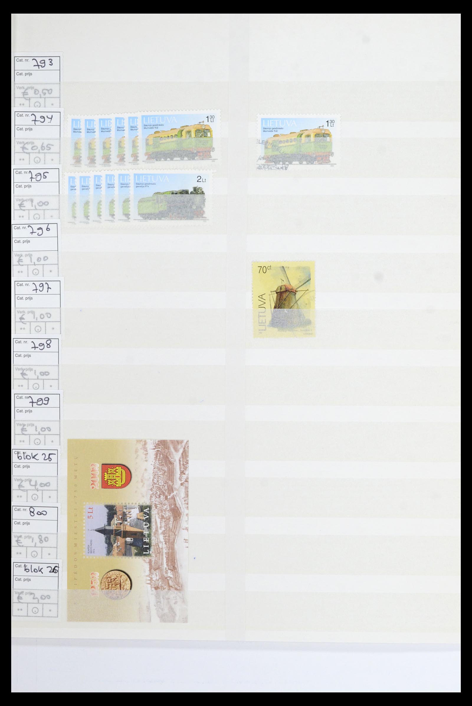 36904 103 - Postzegelverzameling 36904 Estland en Litouwen 1990-2008.