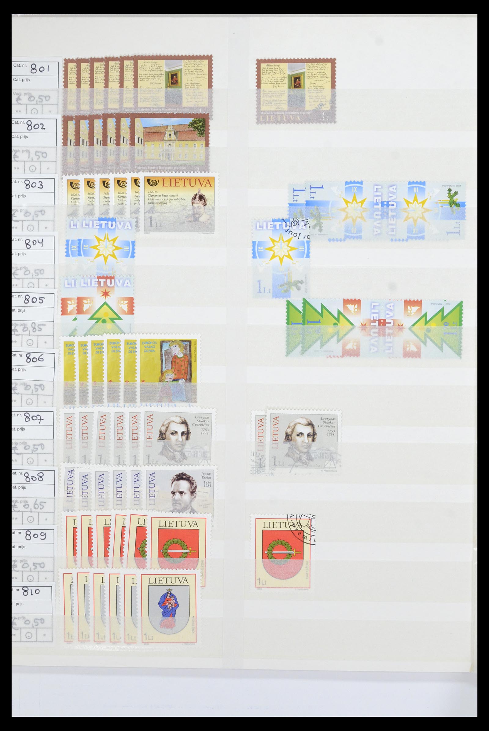 36904 104 - Postzegelverzameling 36904 Estland en Litouwen 1990-2008.