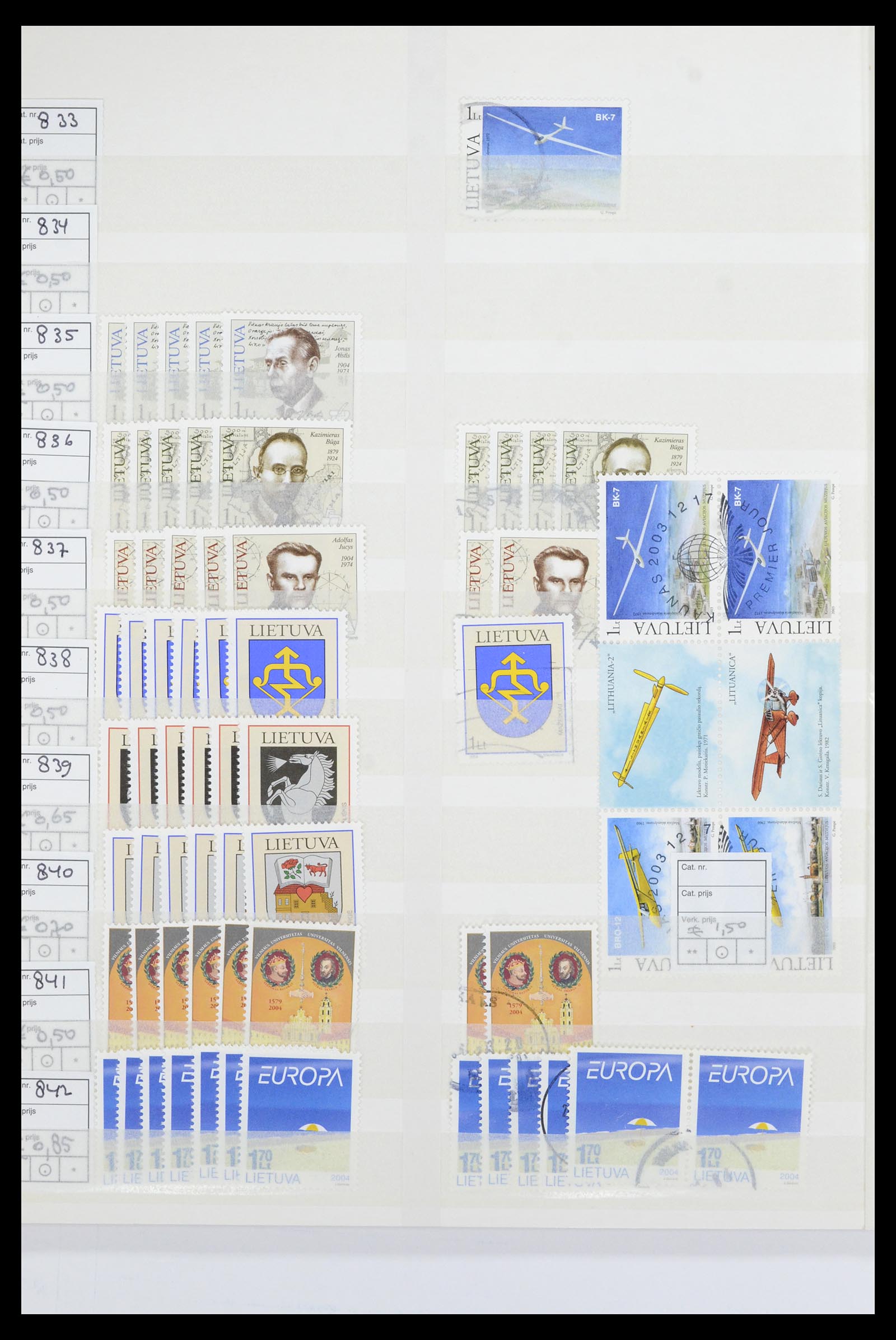 36904 108 - Postzegelverzameling 36904 Estland en Litouwen 1990-2008.