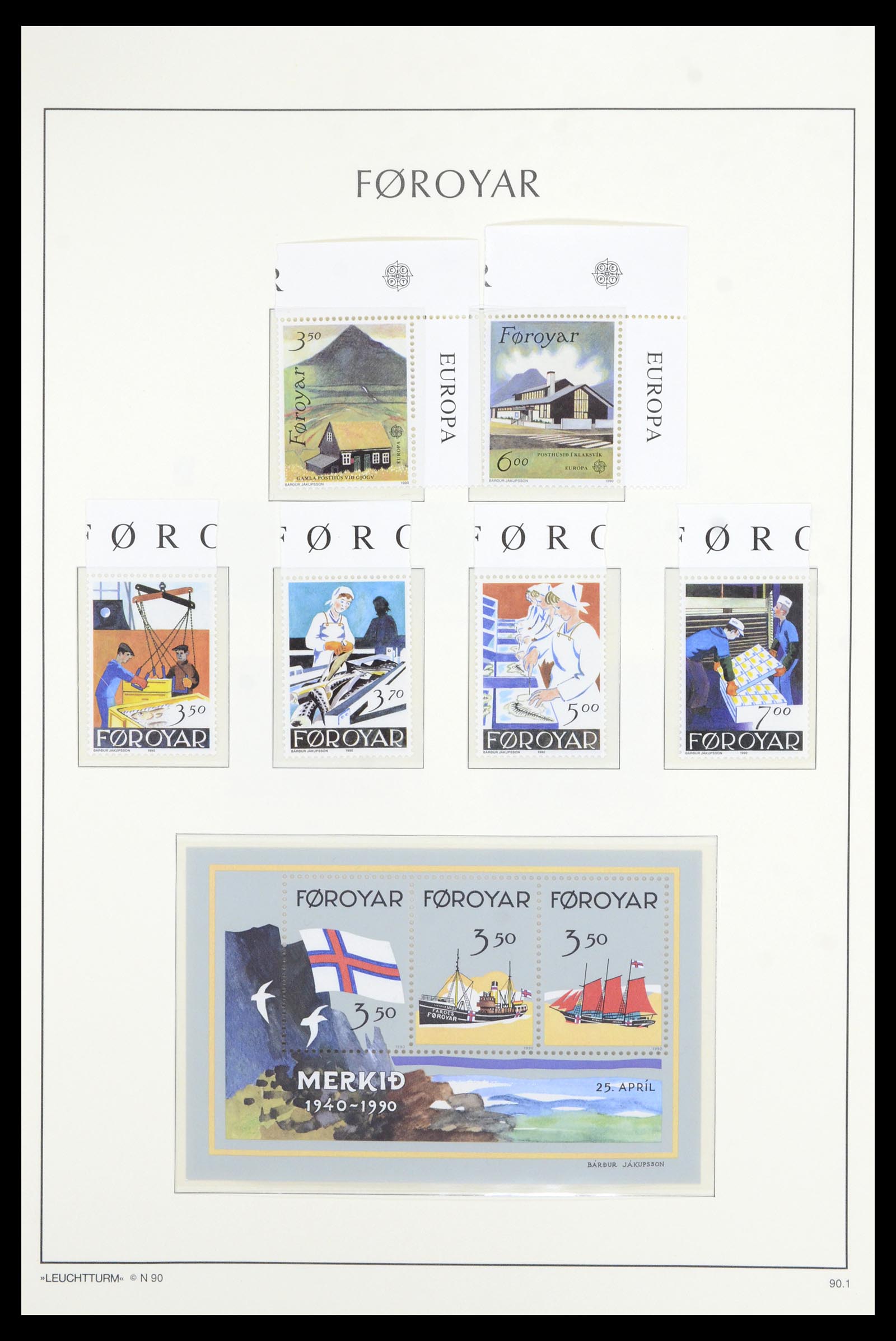36907 022 - Postzegelverzameling 36907 Scandinavië 1975-2002.