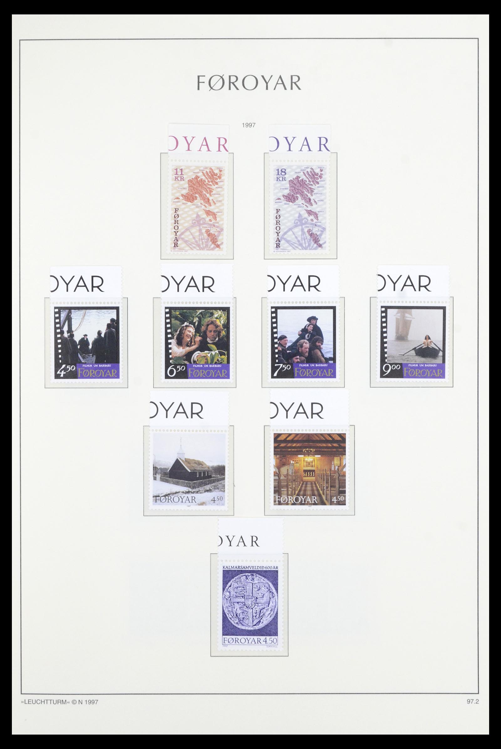 36907 037 - Postzegelverzameling 36907 Scandinavië 1975-2002.