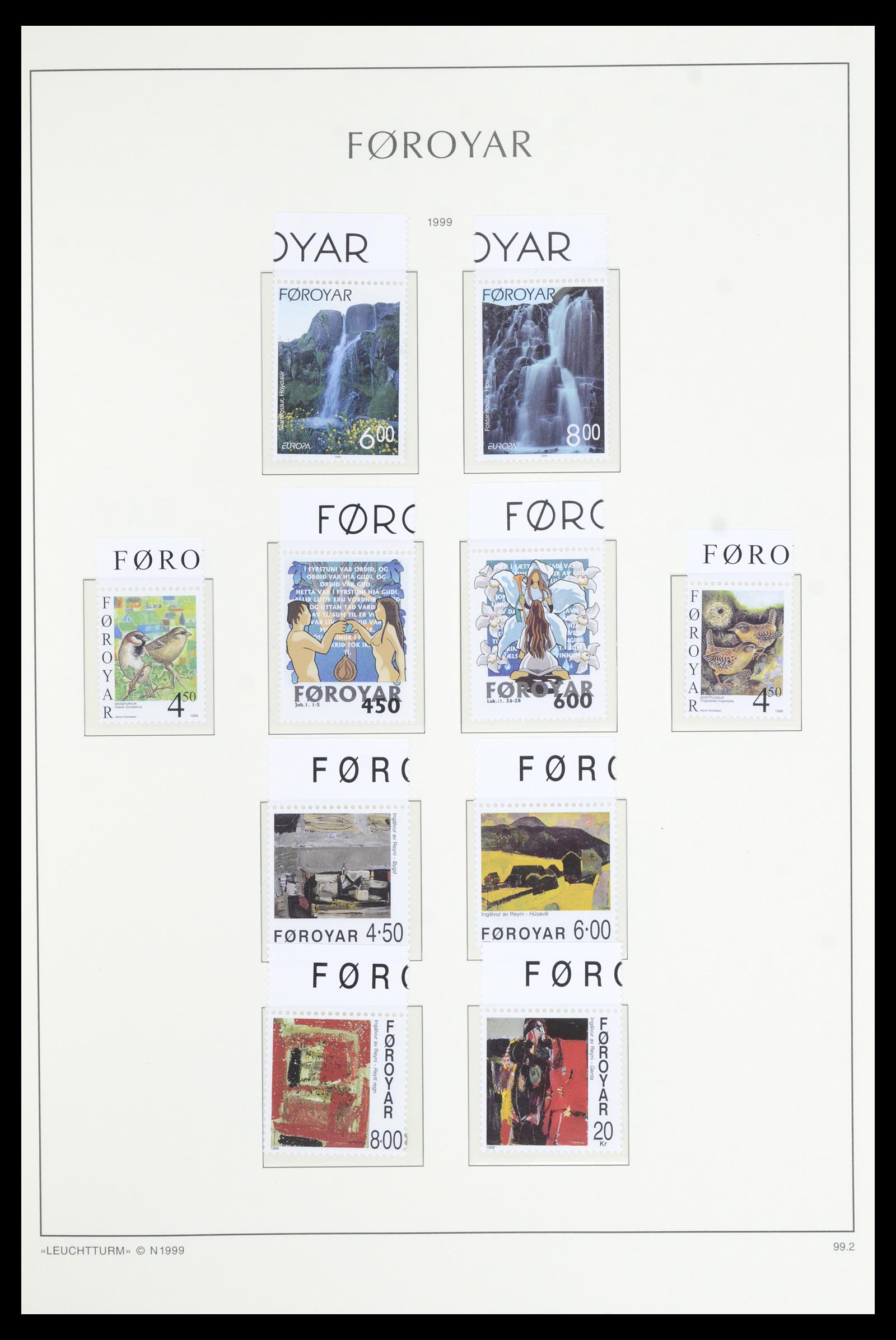 36907 041 - Postzegelverzameling 36907 Scandinavië 1975-2002.