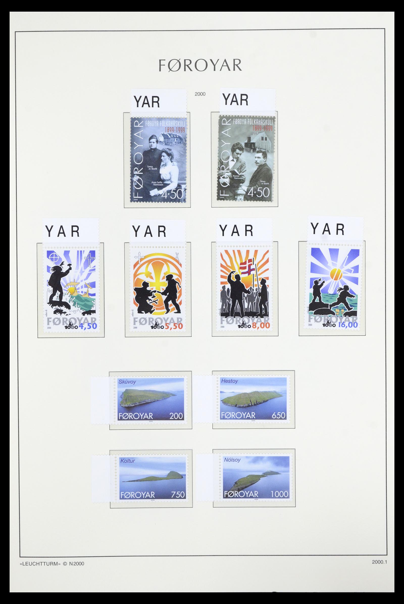 36907 042 - Postzegelverzameling 36907 Scandinavië 1975-2002.