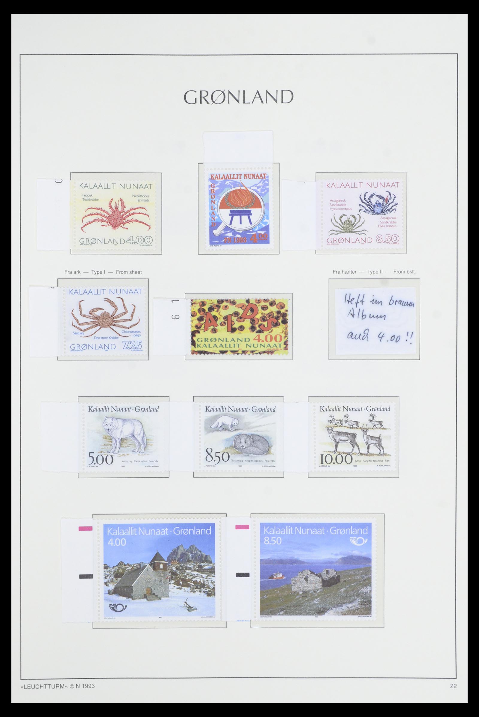 36907 061 - Postzegelverzameling 36907 Scandinavië 1975-2002.
