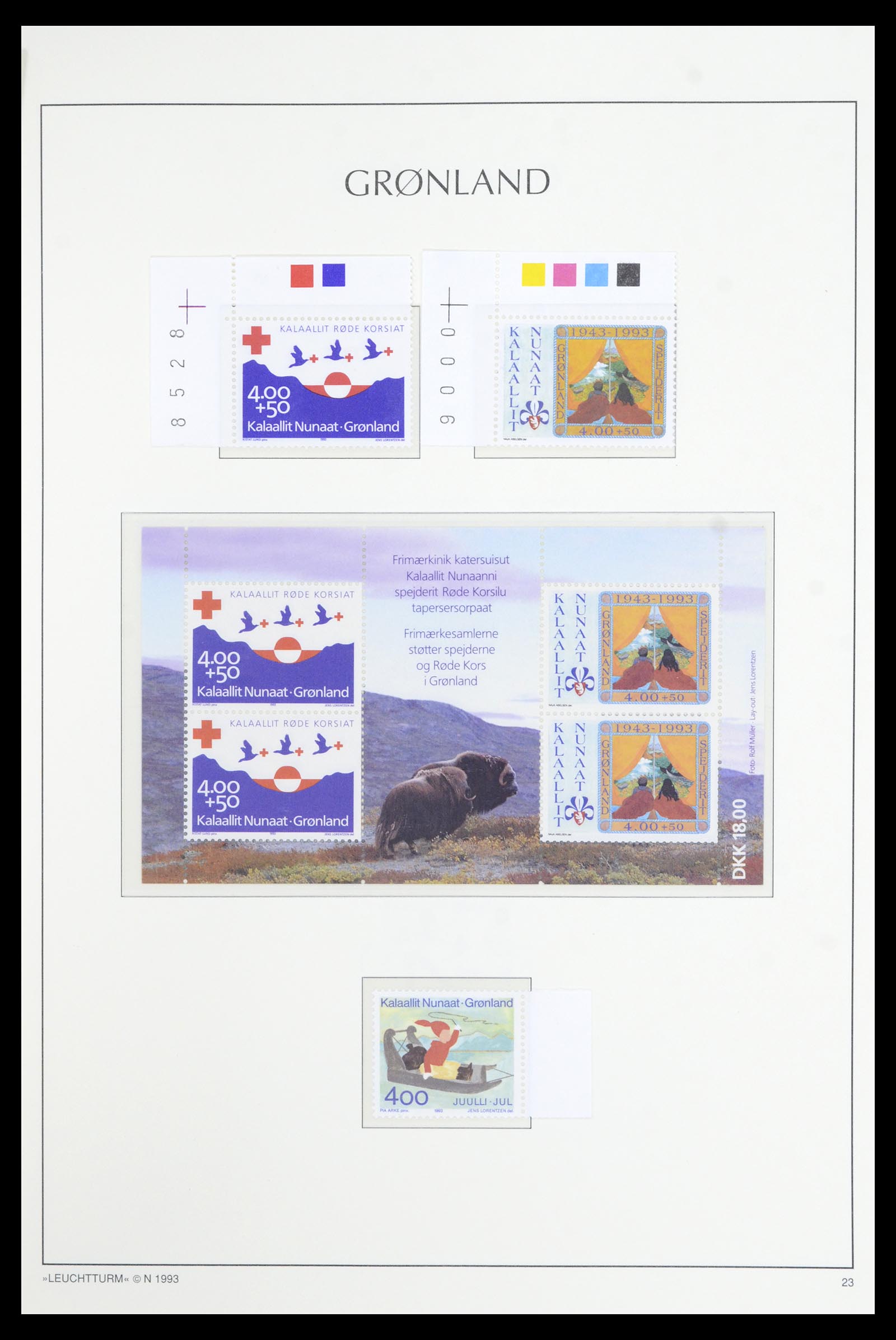 36907 062 - Postzegelverzameling 36907 Scandinavië 1975-2002.