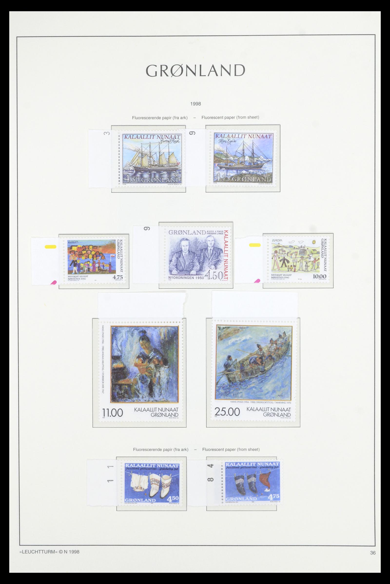 36907 076 - Postzegelverzameling 36907 Scandinavië 1975-2002.