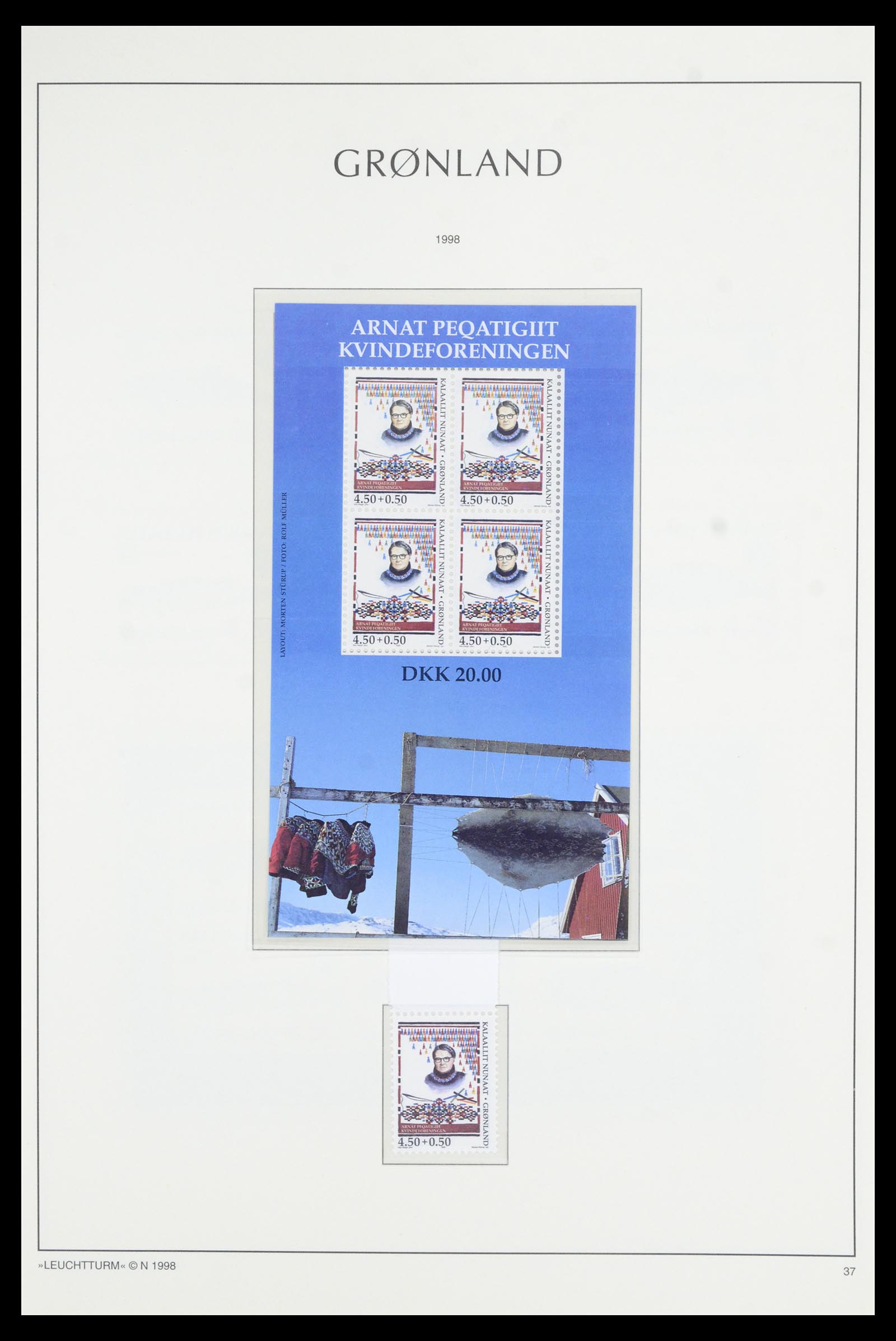 36907 077 - Postzegelverzameling 36907 Scandinavië 1975-2002.