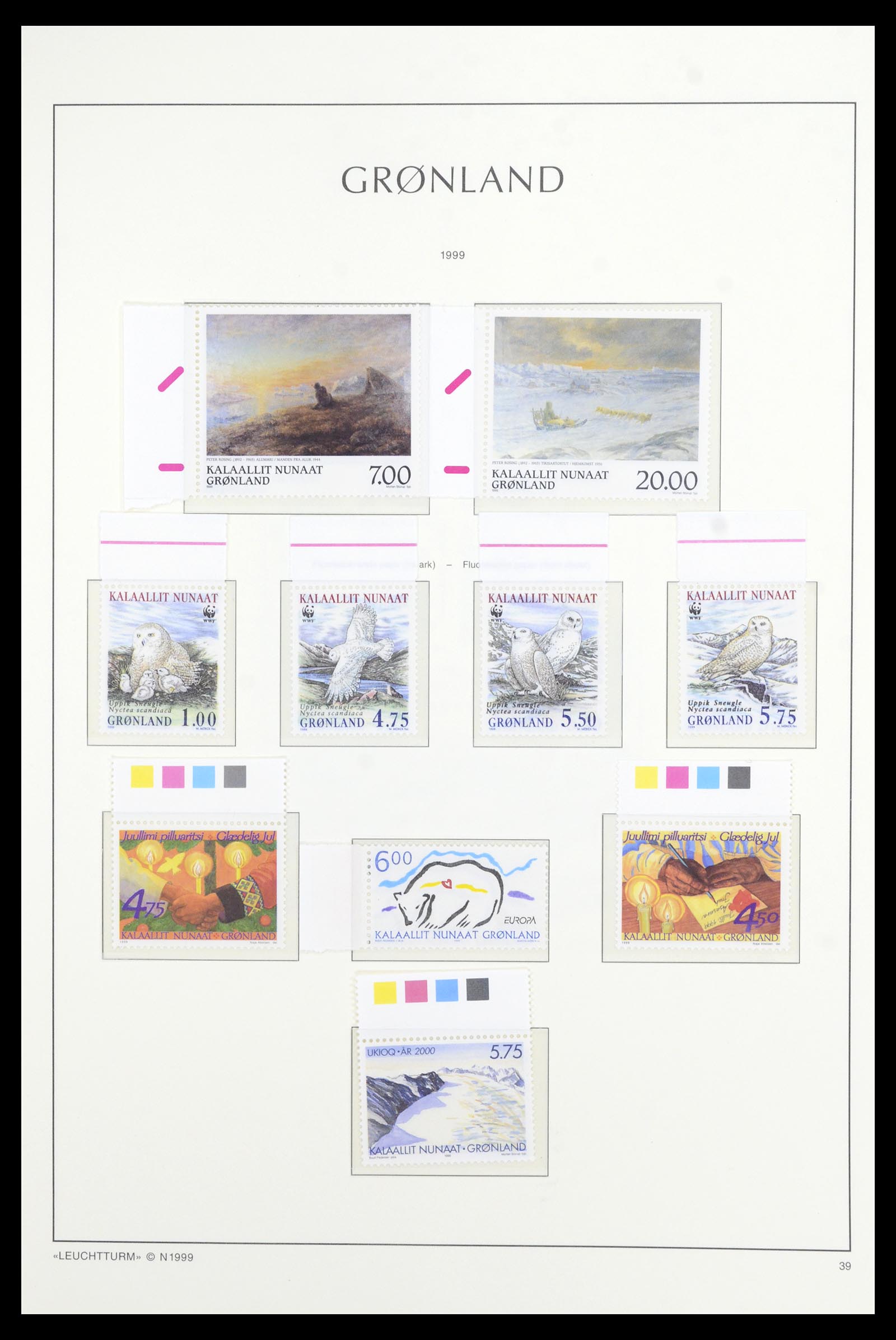 36907 080 - Postzegelverzameling 36907 Scandinavië 1975-2002.
