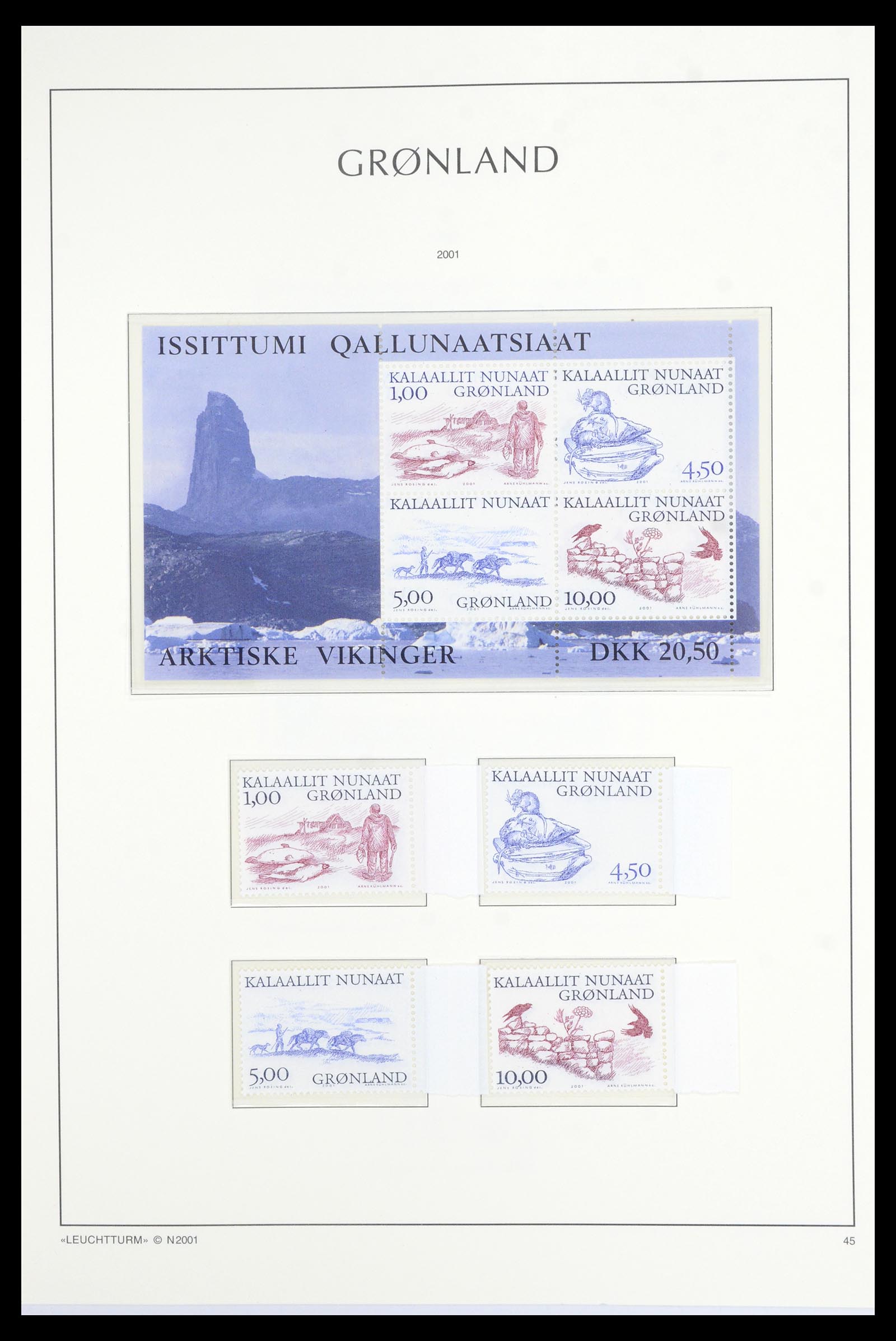 36907 086 - Postzegelverzameling 36907 Scandinavië 1975-2002.