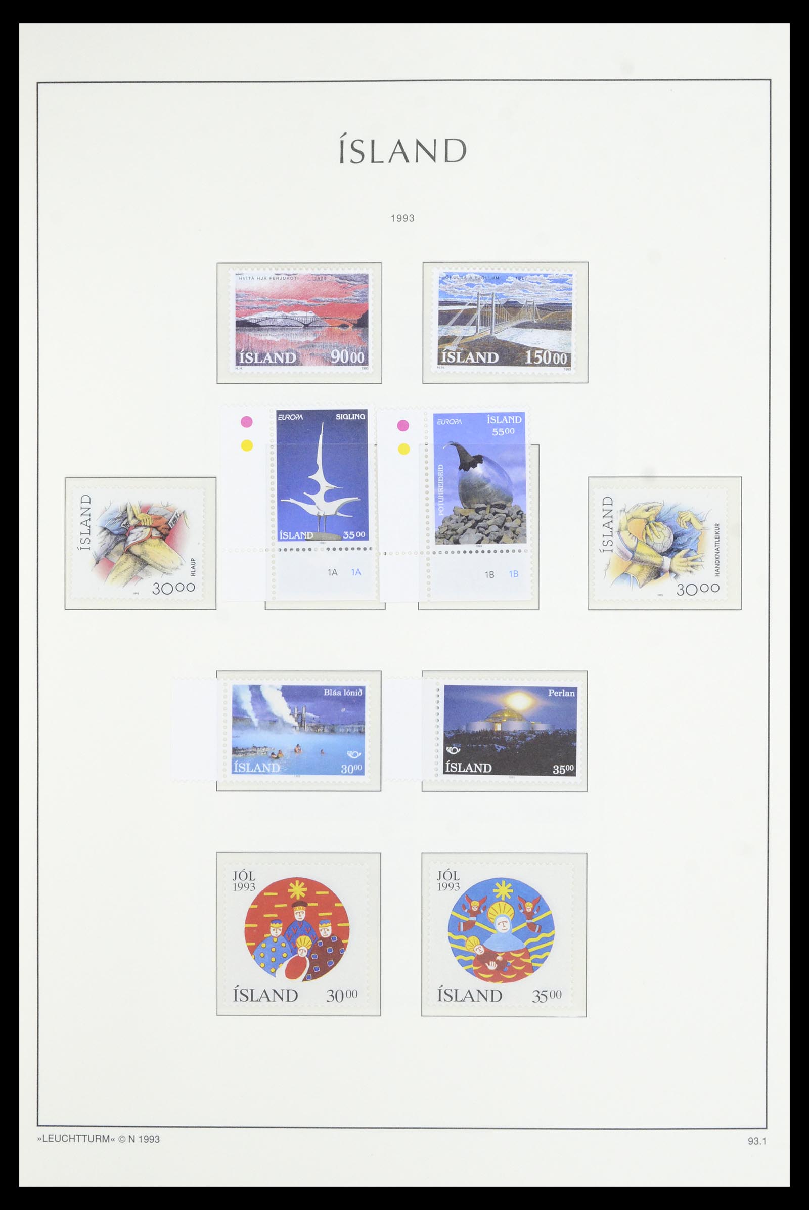36907 124 - Postzegelverzameling 36907 Scandinavië 1975-2002.