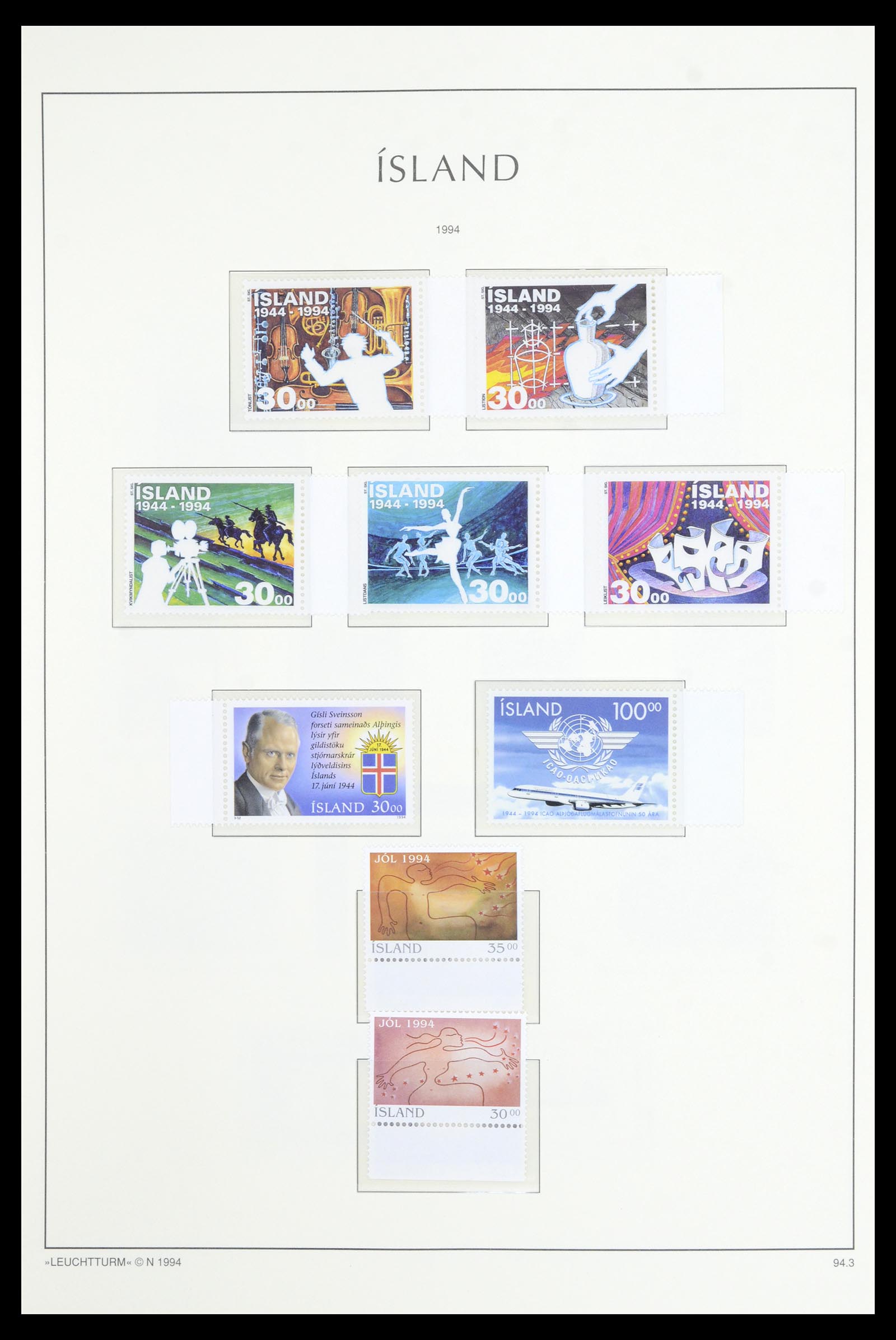 36907 128 - Postzegelverzameling 36907 Scandinavië 1975-2002.