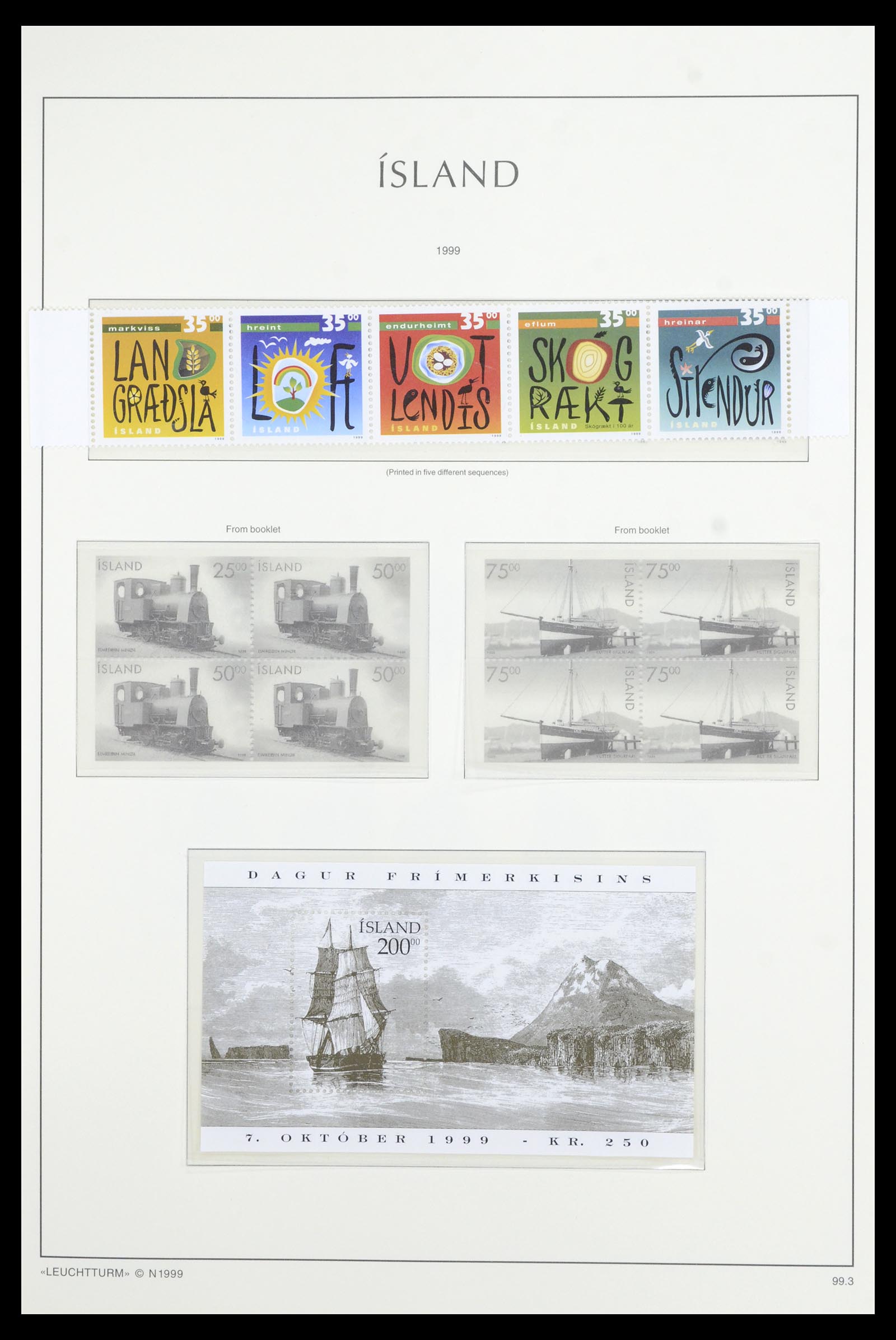 36907 140 - Postzegelverzameling 36907 Scandinavië 1975-2002.