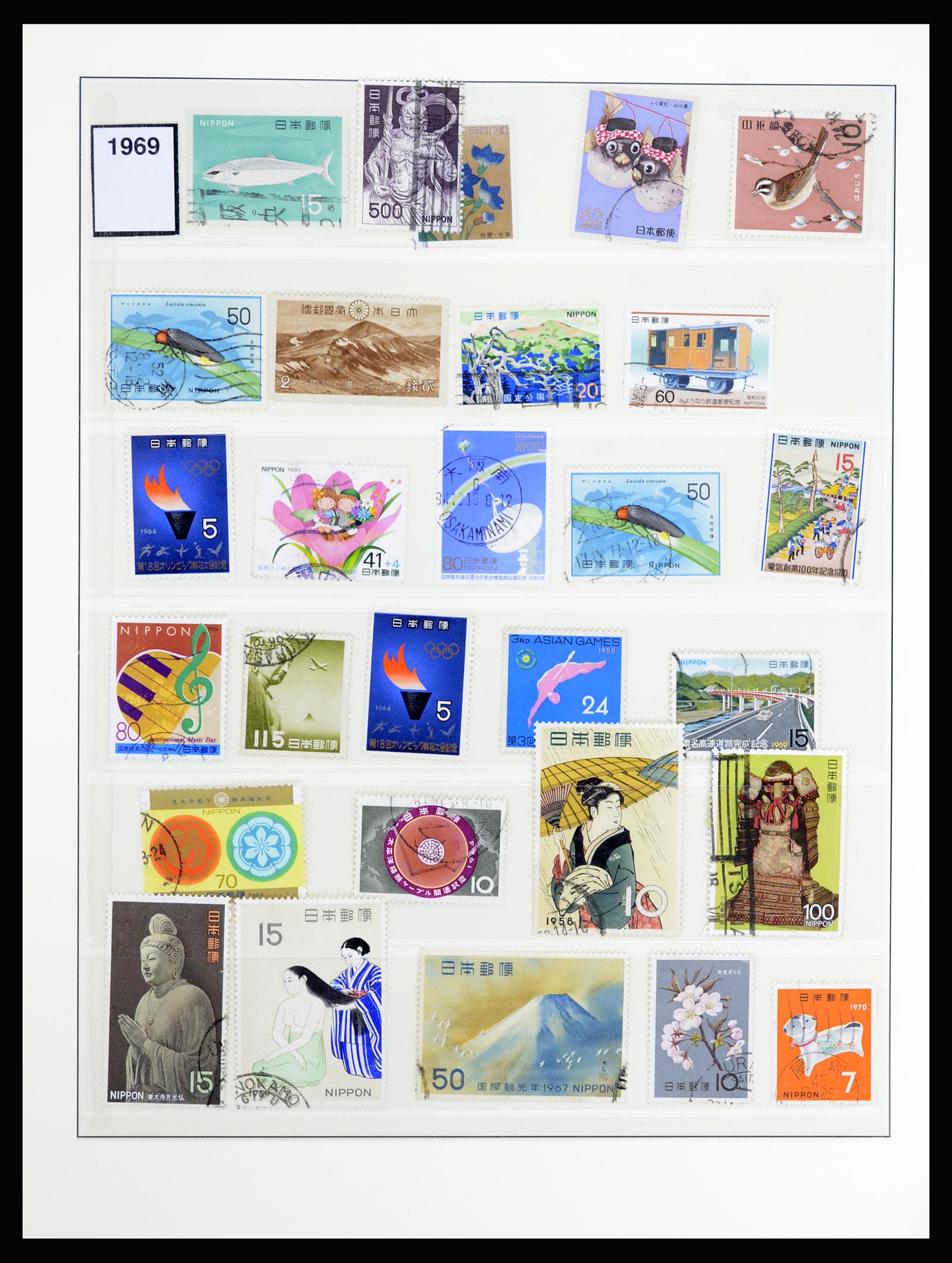 36908 043 - Postzegelverzameling 36908 Japan 1871-1990.