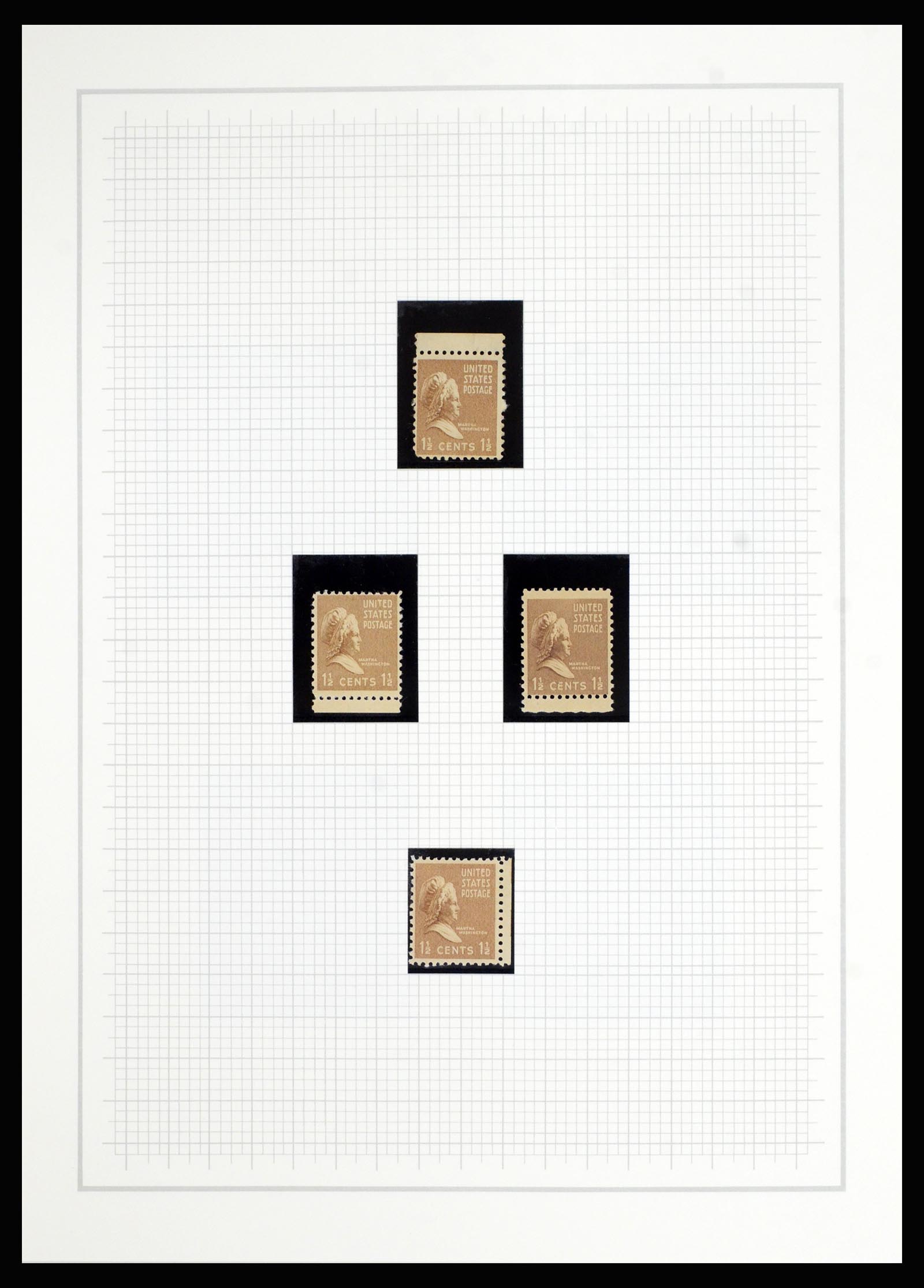 36909 041 - Postzegelverzameling 36909 USA 1938-1954.