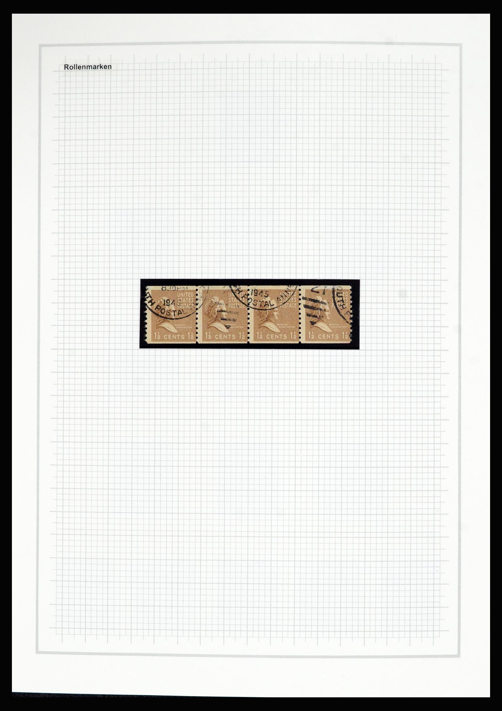 36909 048 - Stamp collection 36909 USA 1938-1954.