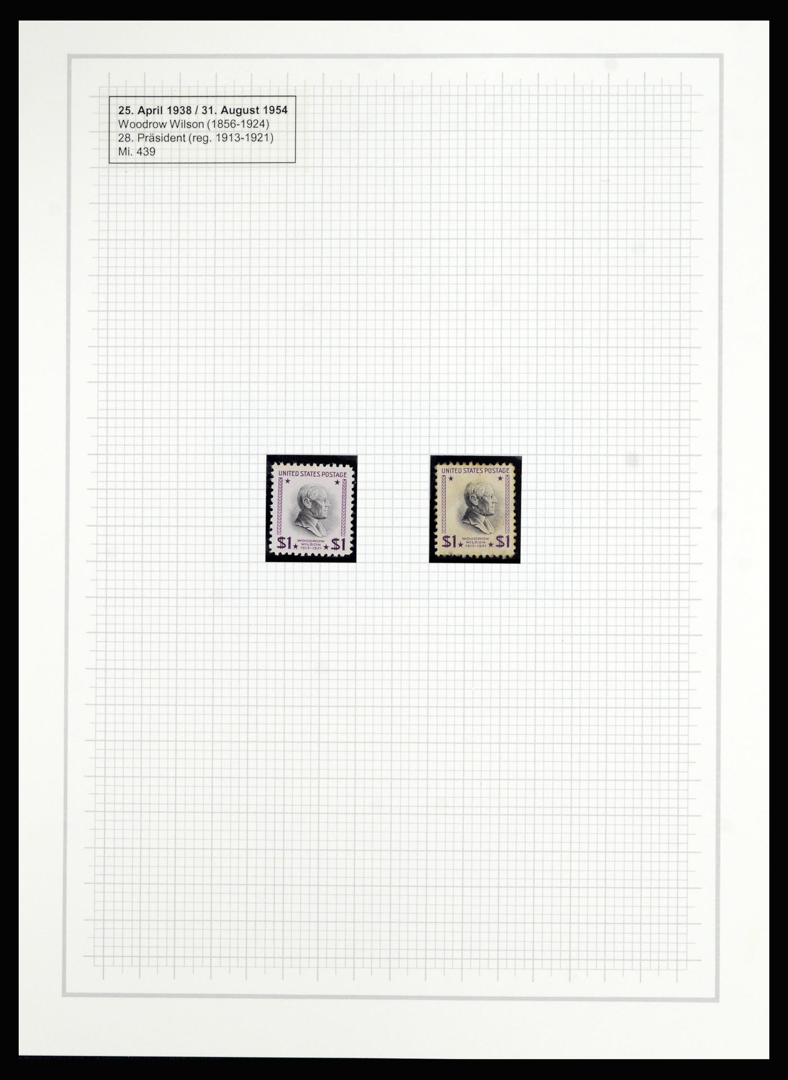 36909 304 - Stamp collection 36909 USA 1938-1954.