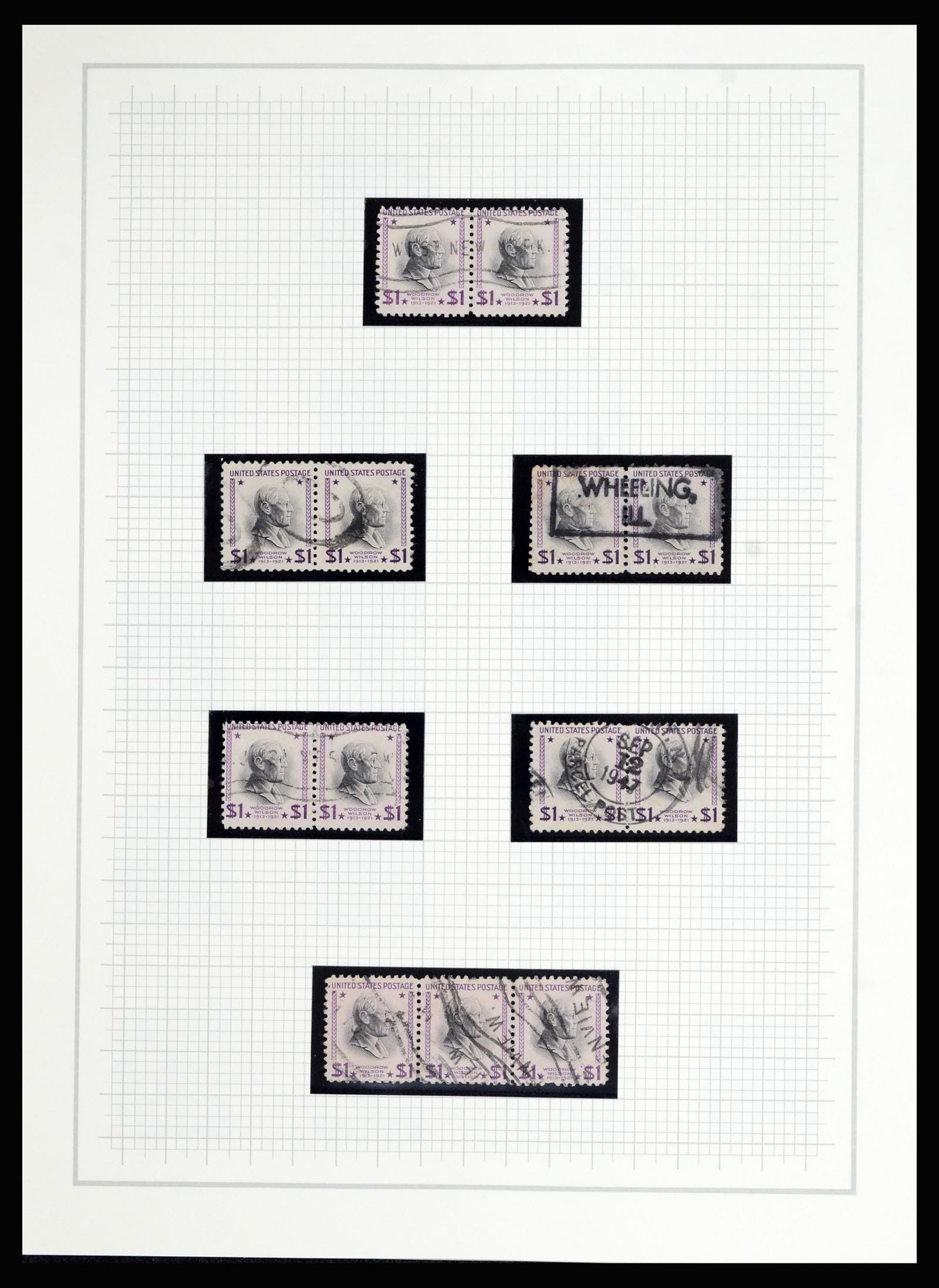 36909 306 - Stamp collection 36909 USA 1938-1954.