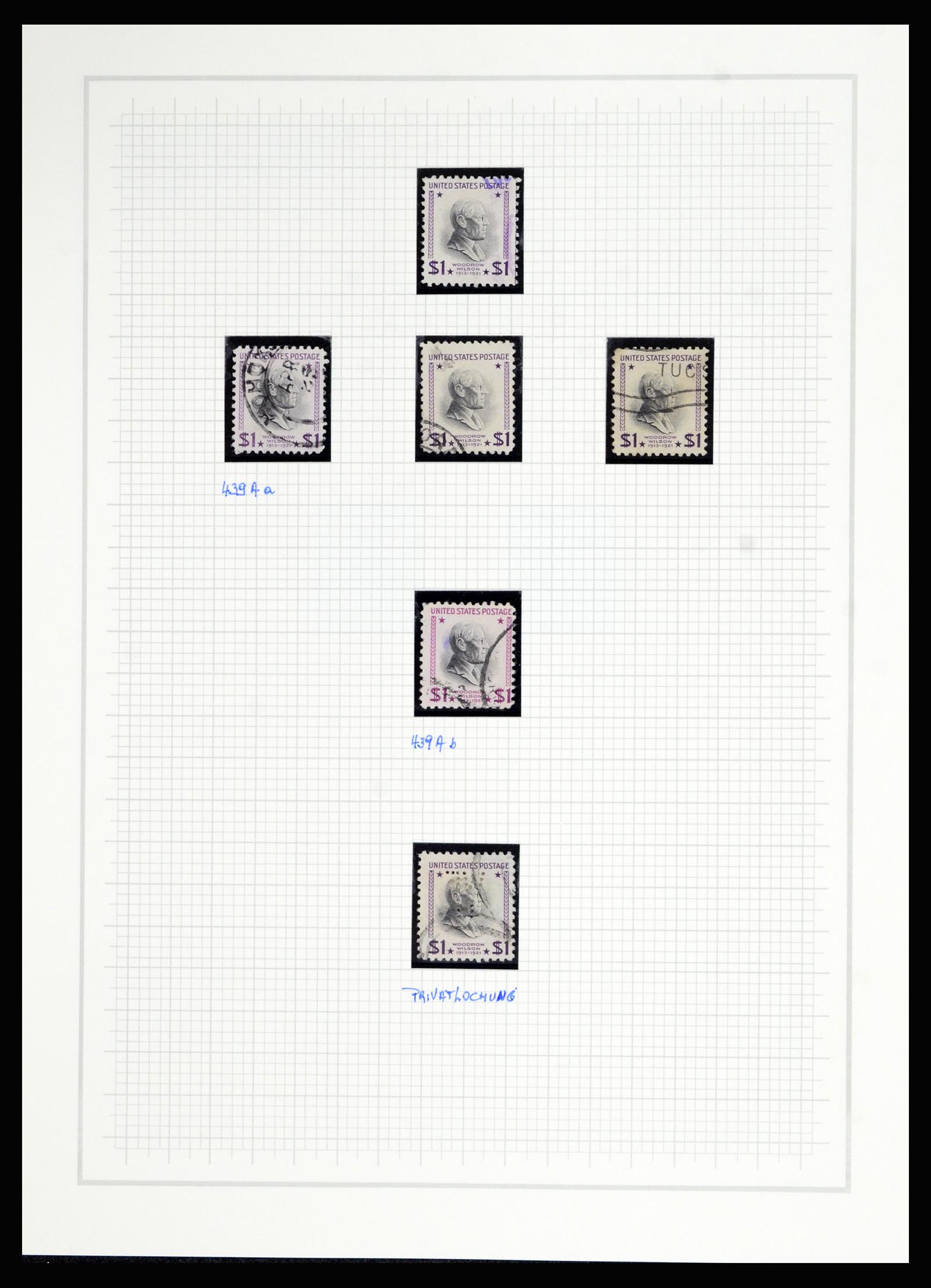 36909 310 - Stamp collection 36909 USA 1938-1954.