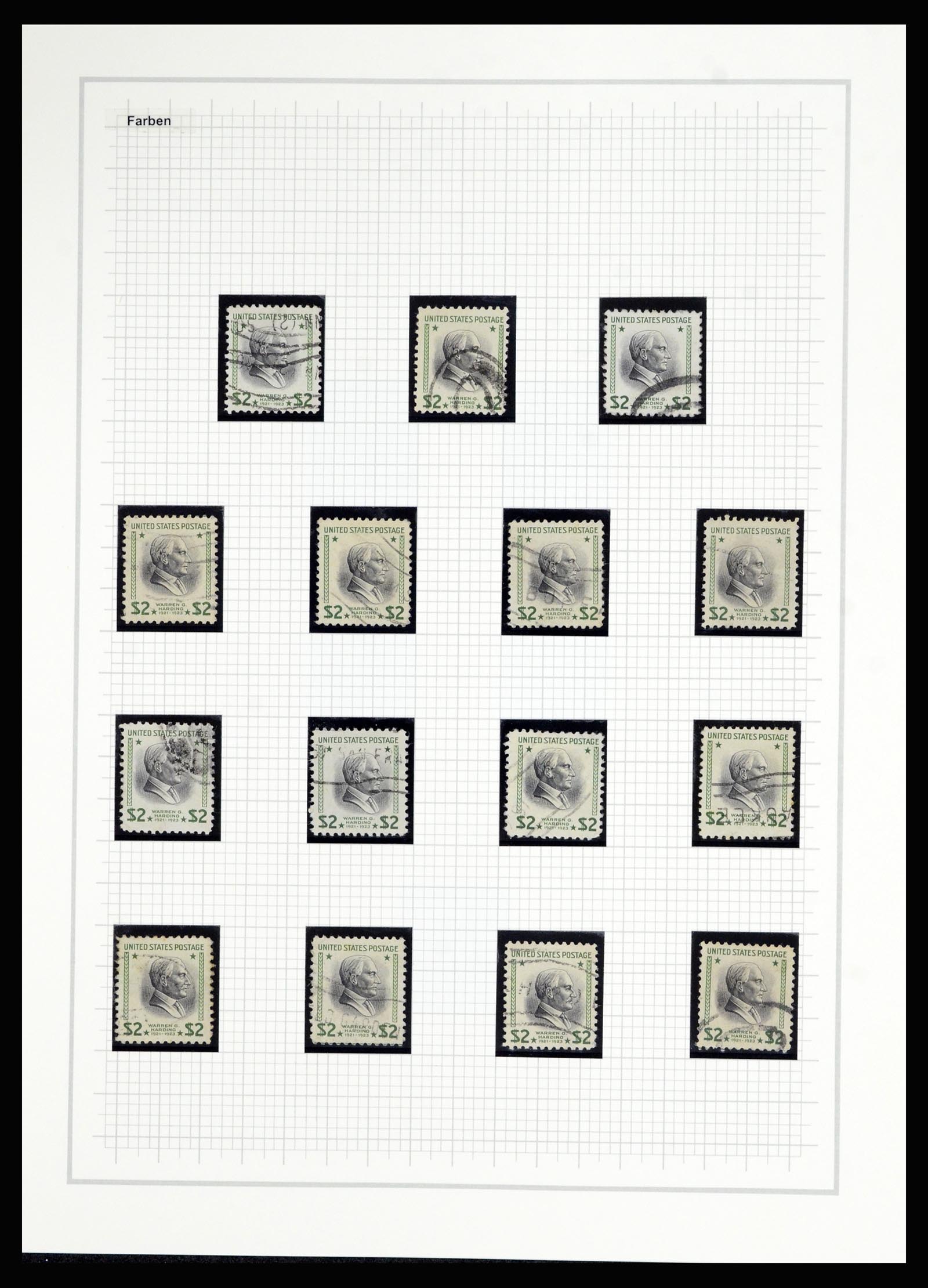 36909 312 - Stamp collection 36909 USA 1938-1954.