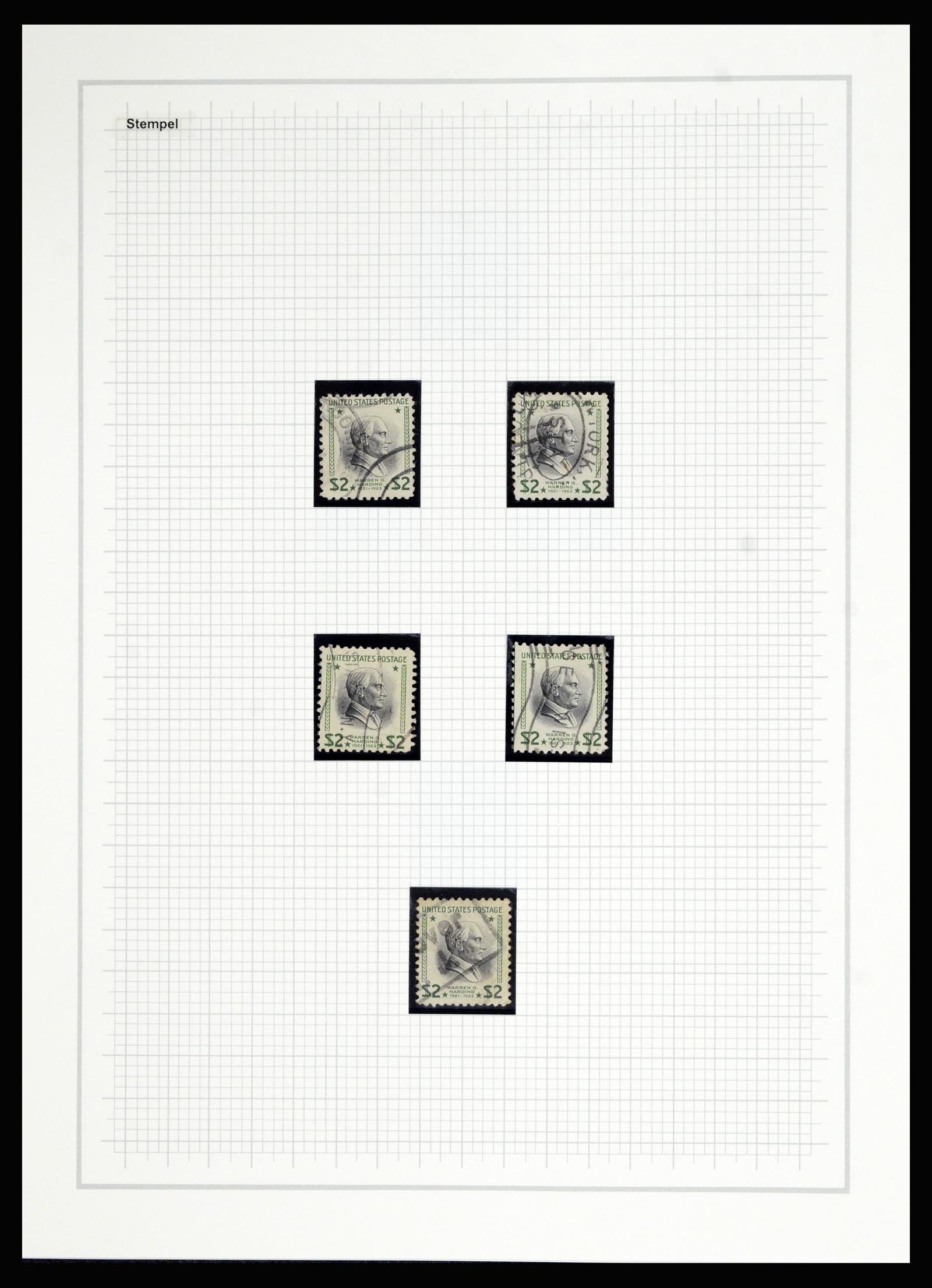 36909 313 - Stamp collection 36909 USA 1938-1954.
