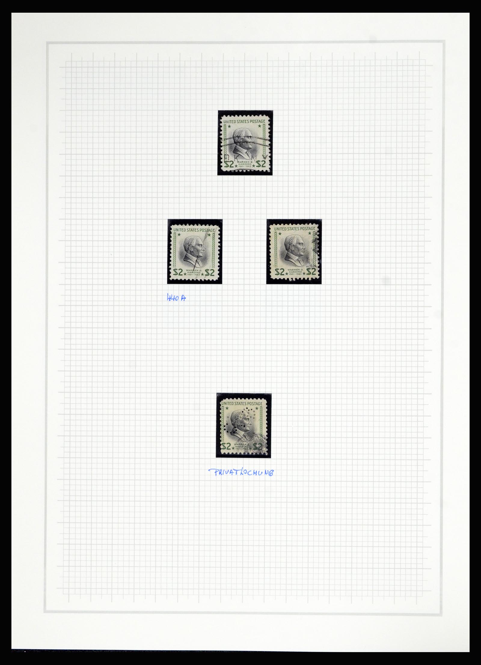 36909 314 - Stamp collection 36909 USA 1938-1954.
